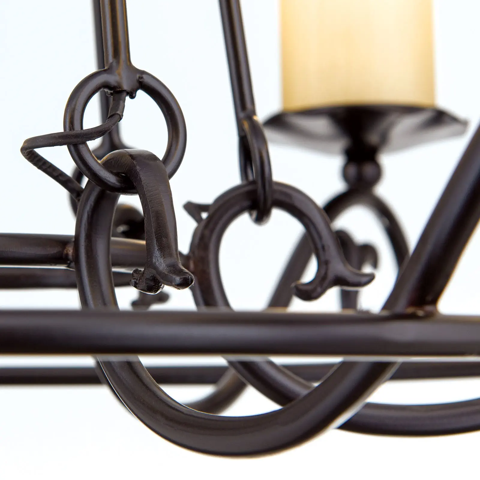 Luster RUSTICKA, 6 izvora svetla, antik - 5