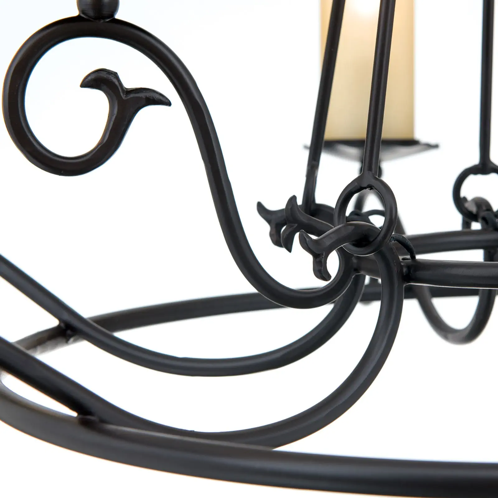 Luster RUSTICKA, 9 izvora svetla, antik - 6