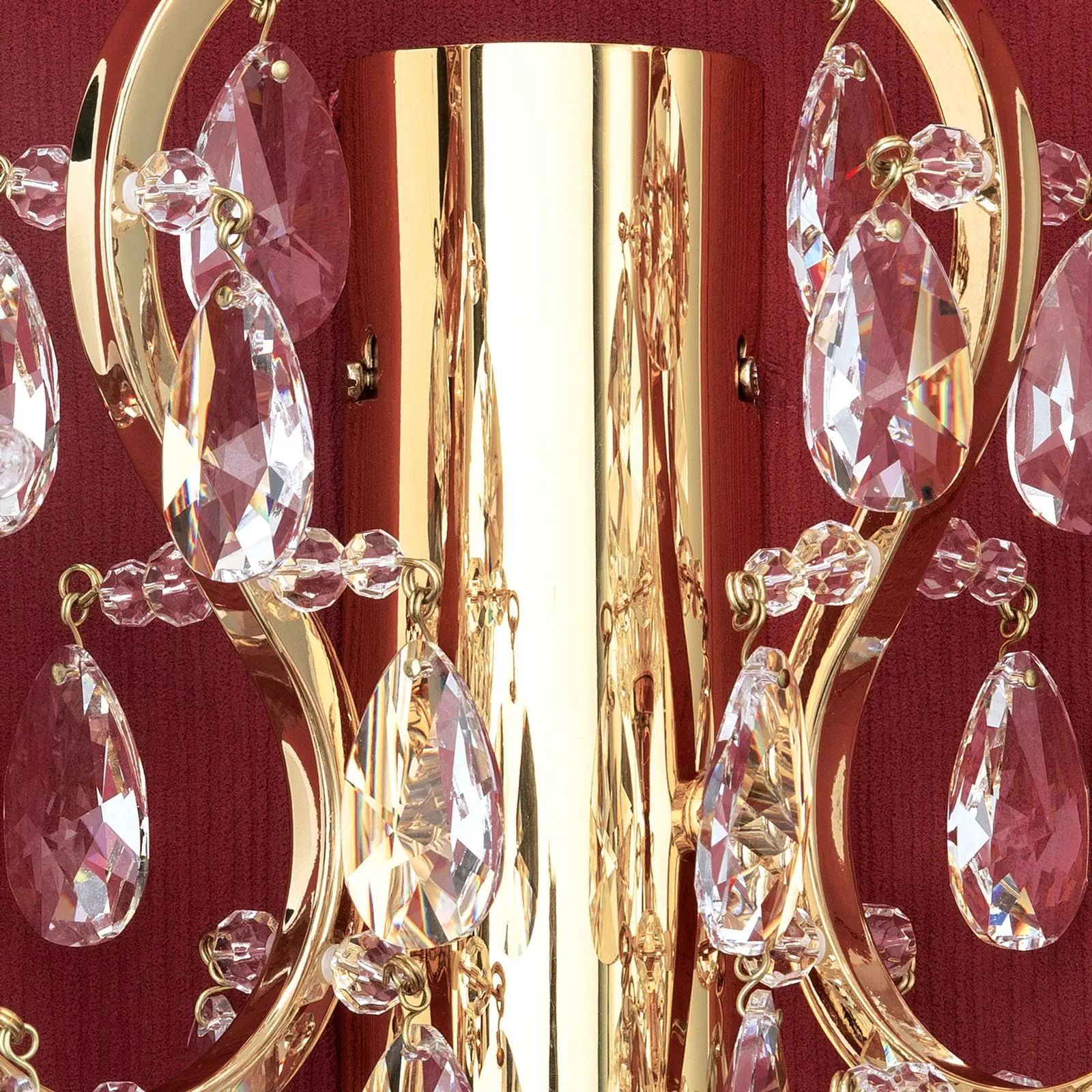 Zidna lampa HIROHITO, sa dva izvora svetla, pozlaćena - 5