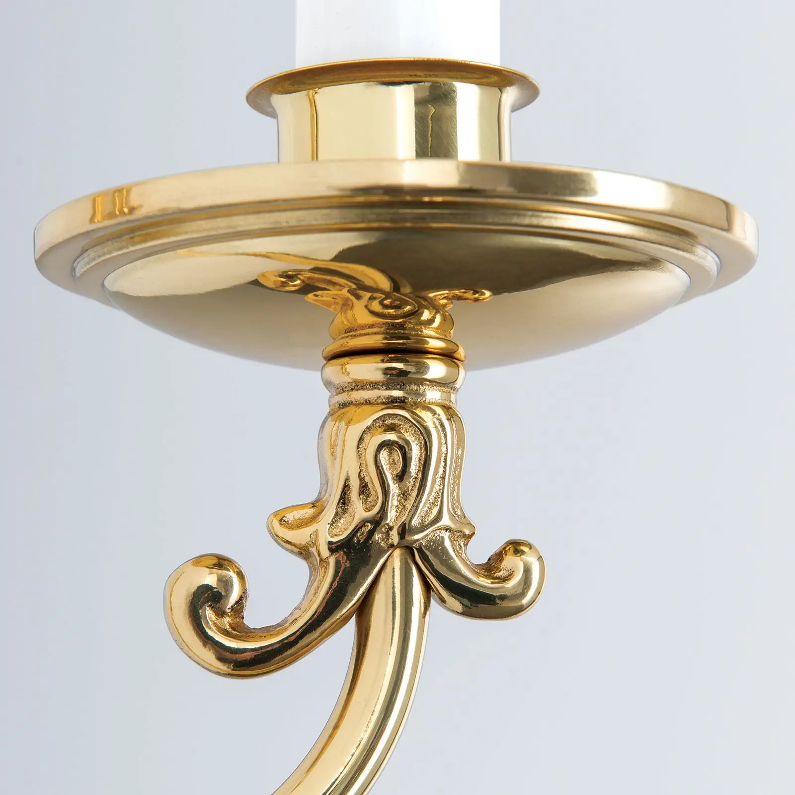 Zidna lampa FLÄMISCH, sa jednim izvorom svetla, sjajni mesing - 6