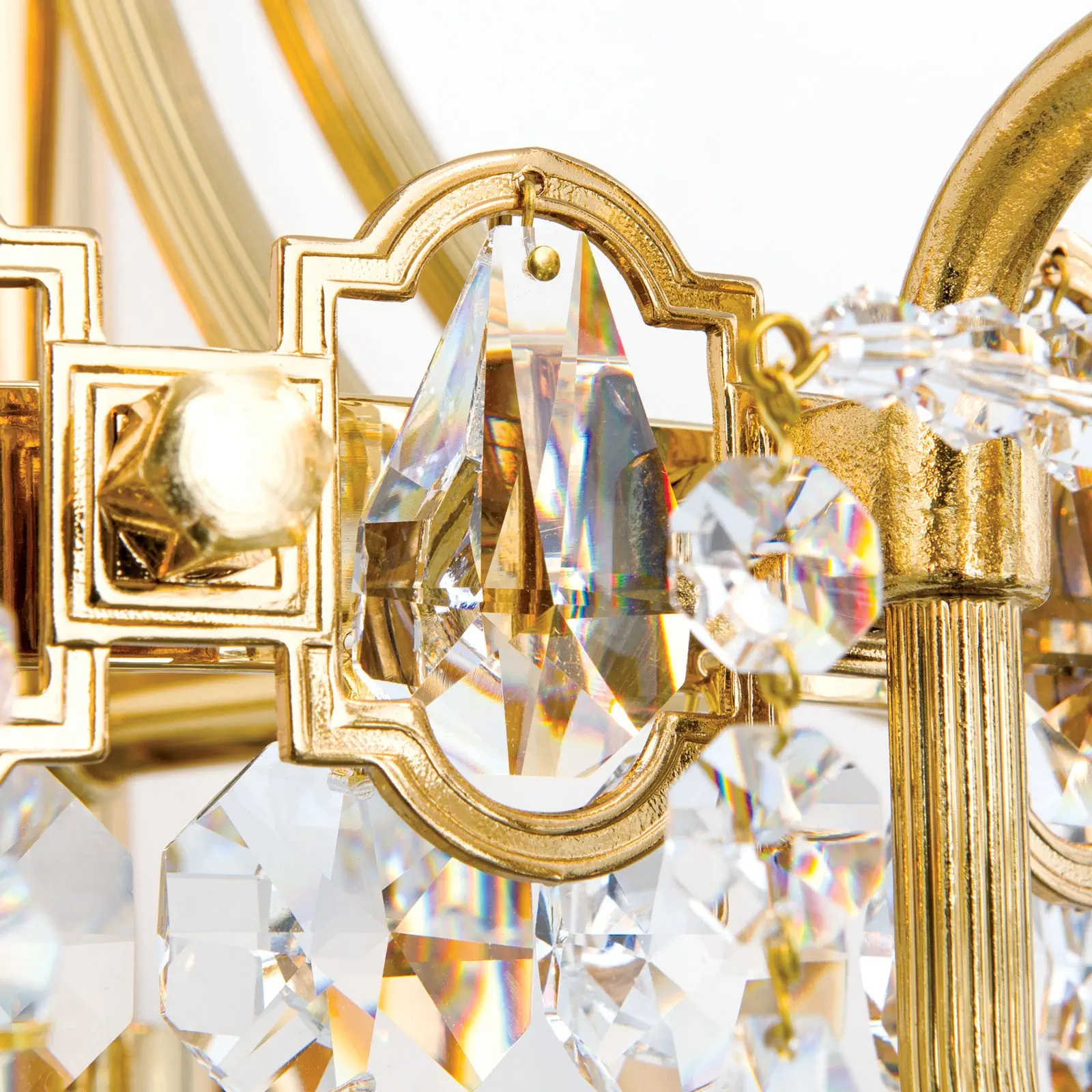 Zidna lampa NAGOYA, sa tri izvora svetla, pozlaćena - 6