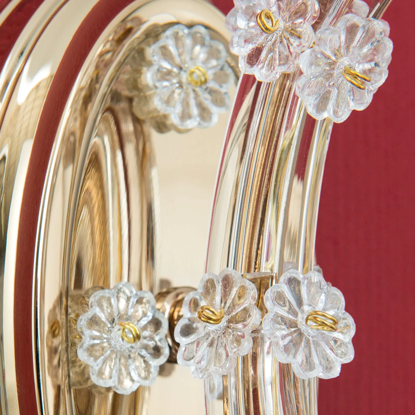 Zidna lampa MARIA THERESIA, sa jednim izvorom svetla, zlatna - 5