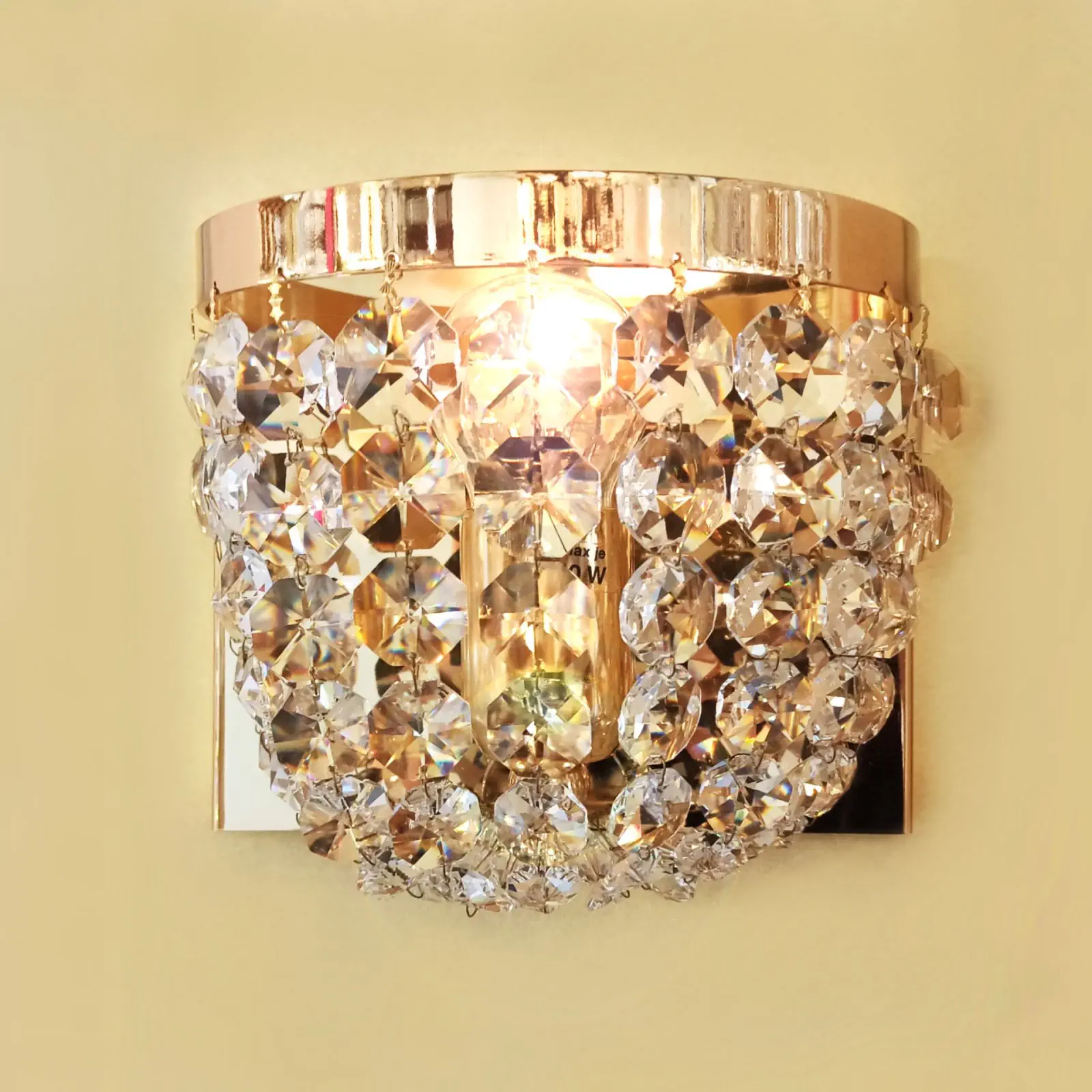 Zidna lampa SHERATON sa jednim izvorom svetla, pozlaćena - 2