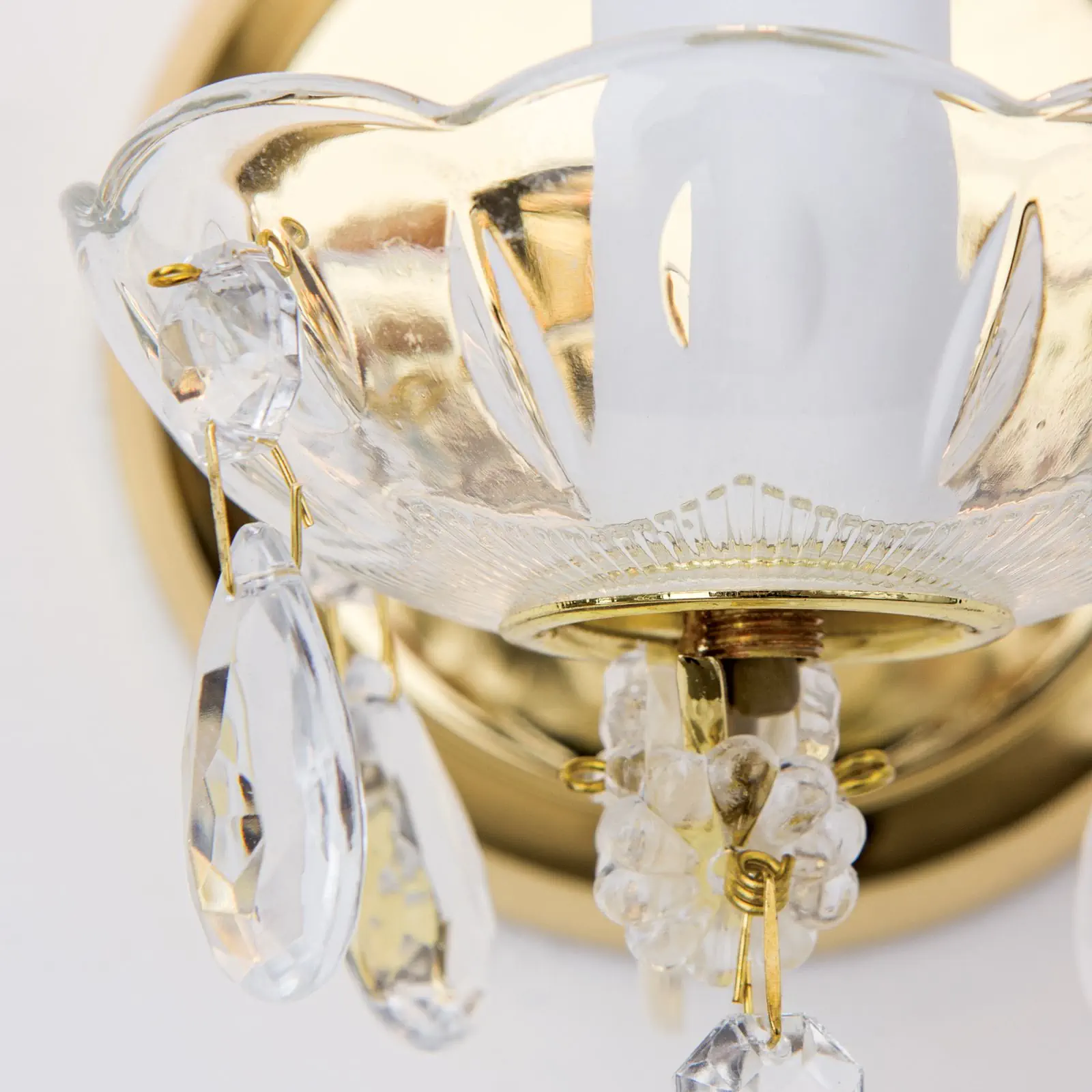 Zidna lampa MARIE CLAIRE, sa jednim izvorom svetla, pozlaćena - 6