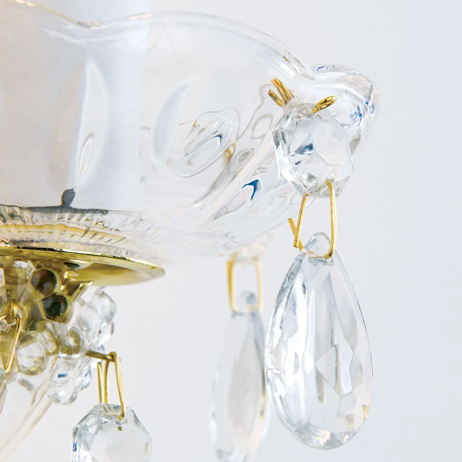 Zidna lampa MARIE CLAIRE, sa dva izvora svetla, pozlaćena - 5