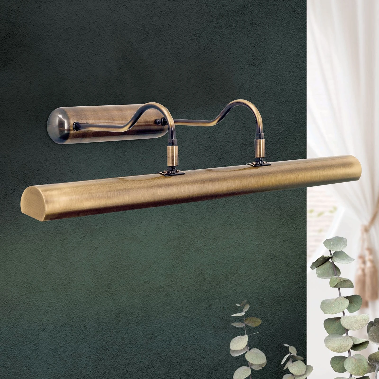 Zidna lampa BILDERLEUCHTE, 3xE14, antik mesing - 5