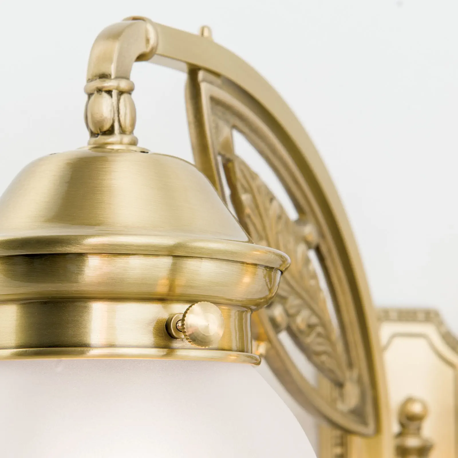 Zidna lampa BUDAPEST, sa dva izvora svetla, bronzana - 5