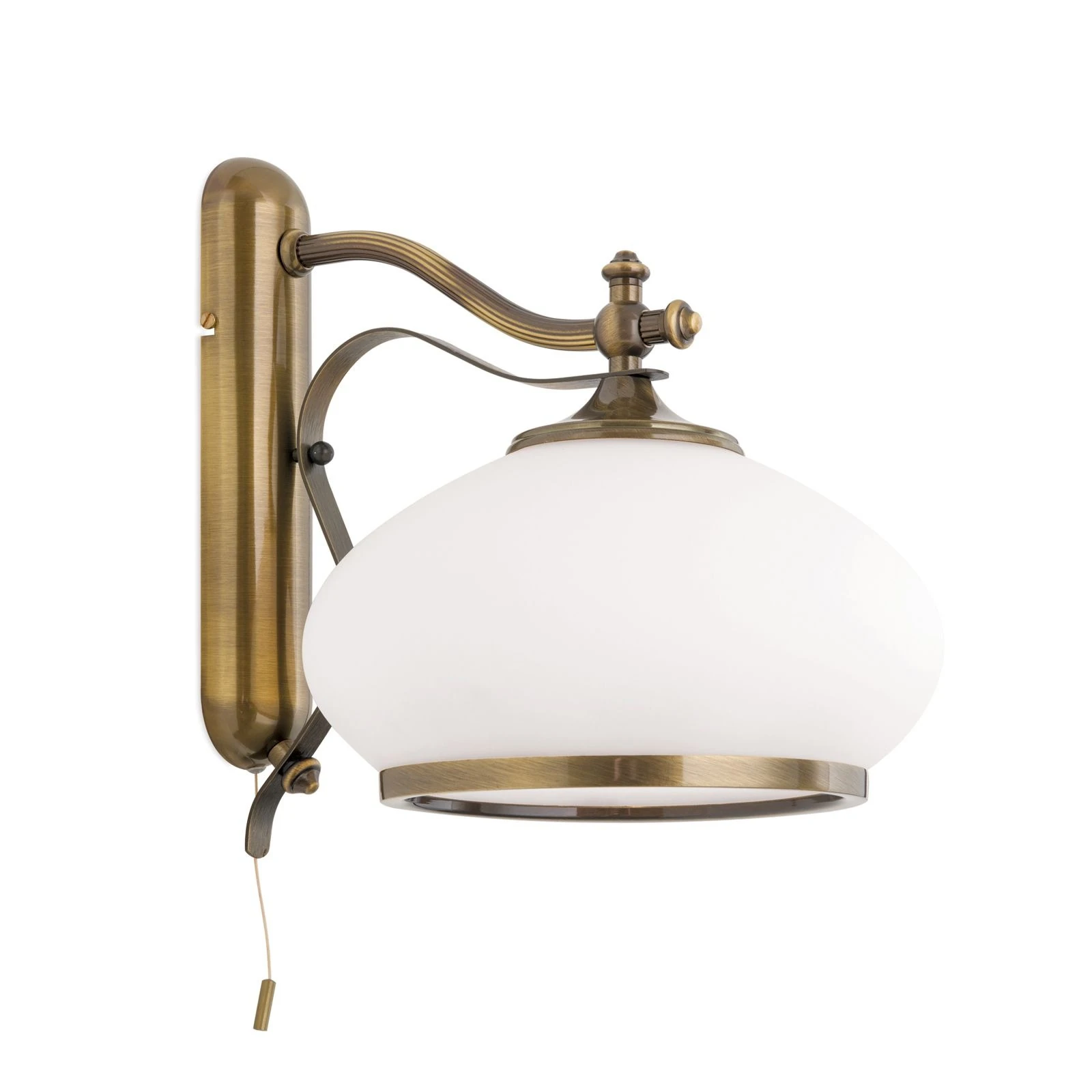 Zidna lampa EMPIRE, sa jednim izvorom svetla, antik mesing - 4