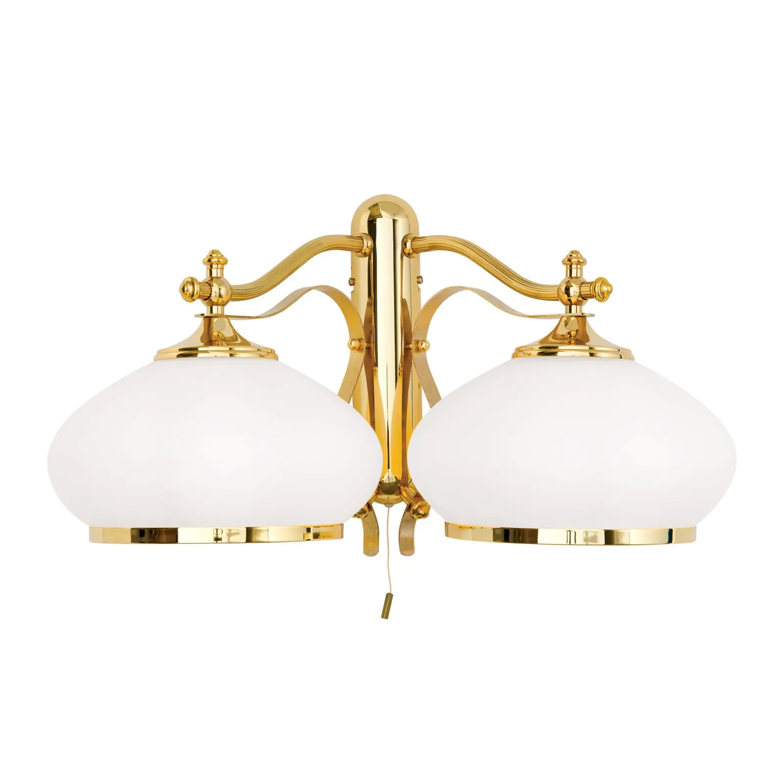 Zidna lampa EMPIRE, sa dva izvora svetla, pozlaćeno - 4