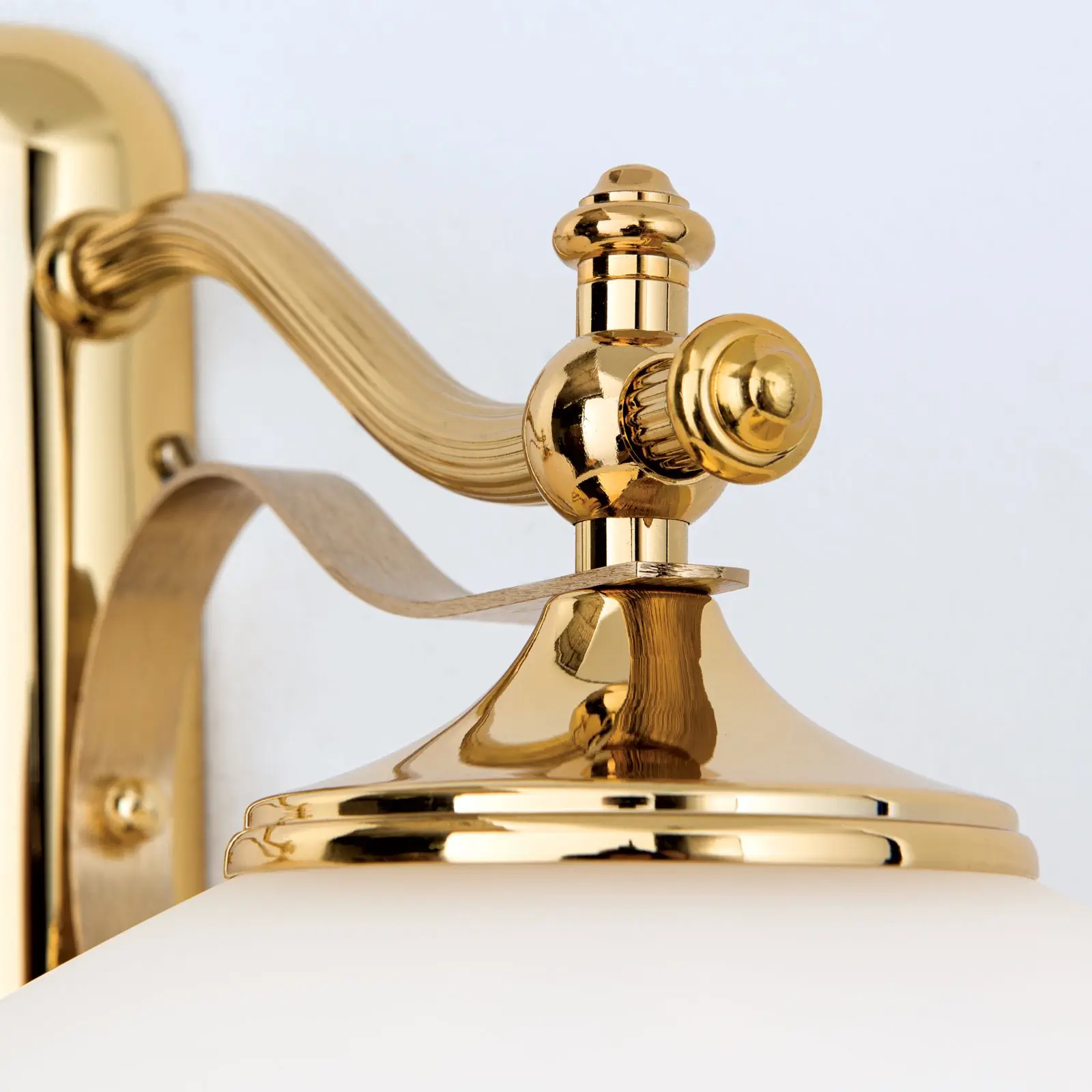 Zidna lampa EMPIRE, sa dva izvora svetla, pozlaćeno - 6