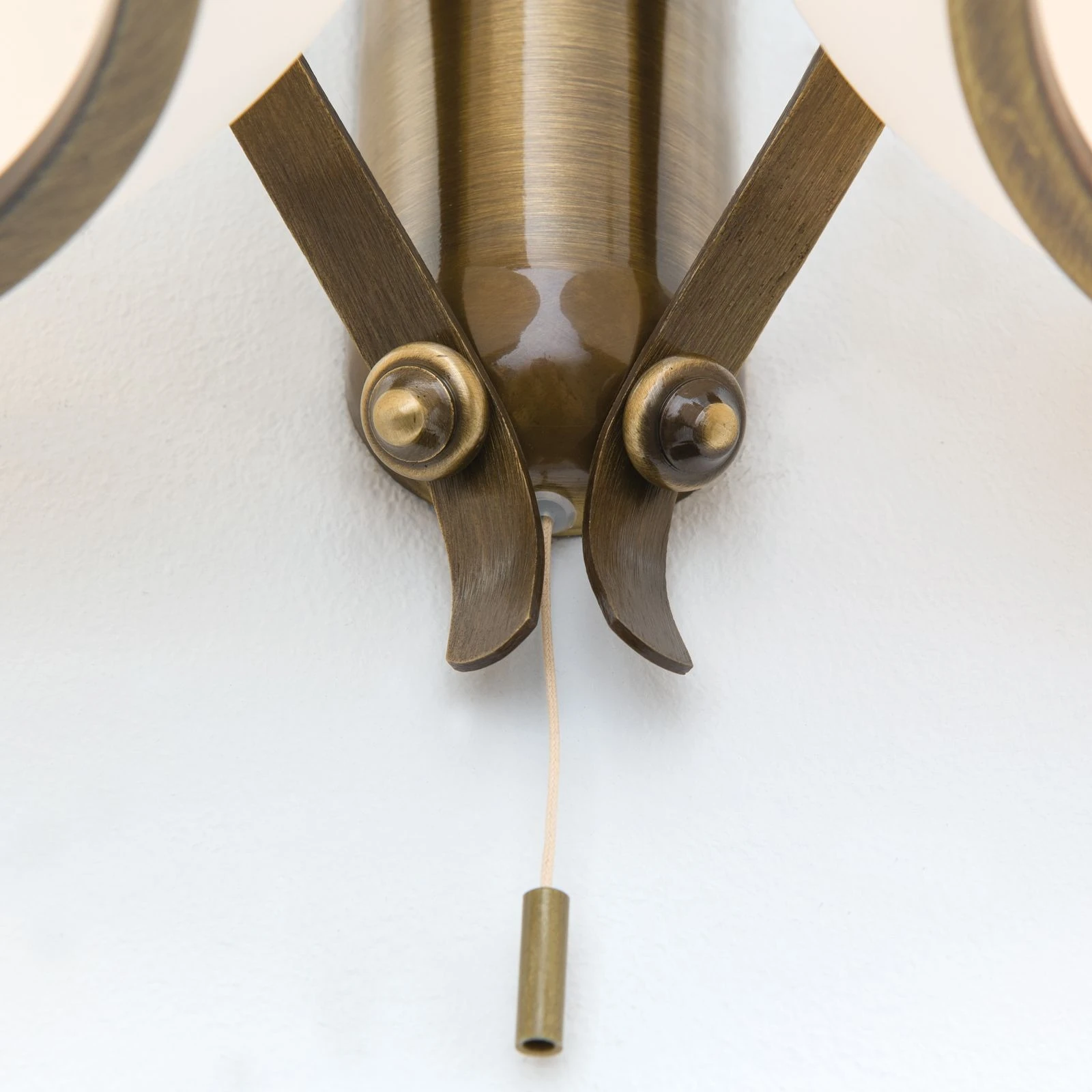 Zidna lampa EMPIRE, sa dva izvora svetla, antik mesing - 5