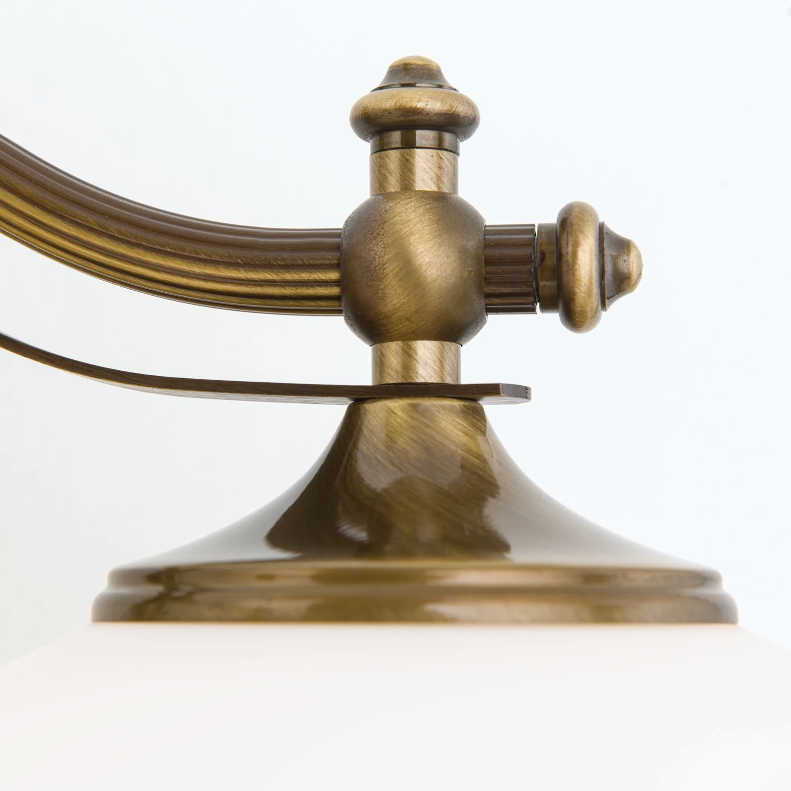 Zidna lampa EMPIRE, sa dva izvora svetla, antik mesing - 6