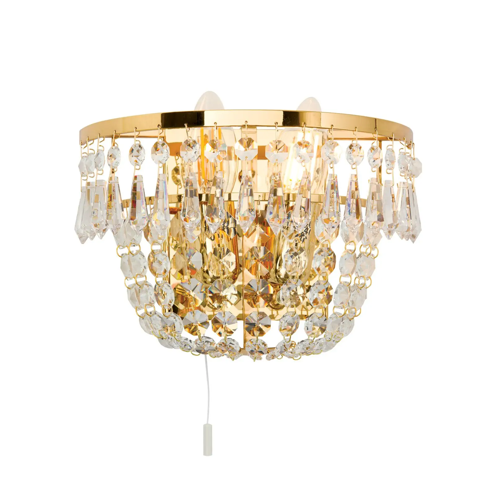 Zidna lampa SHERATON, 24-karatno pozlaćena - 4