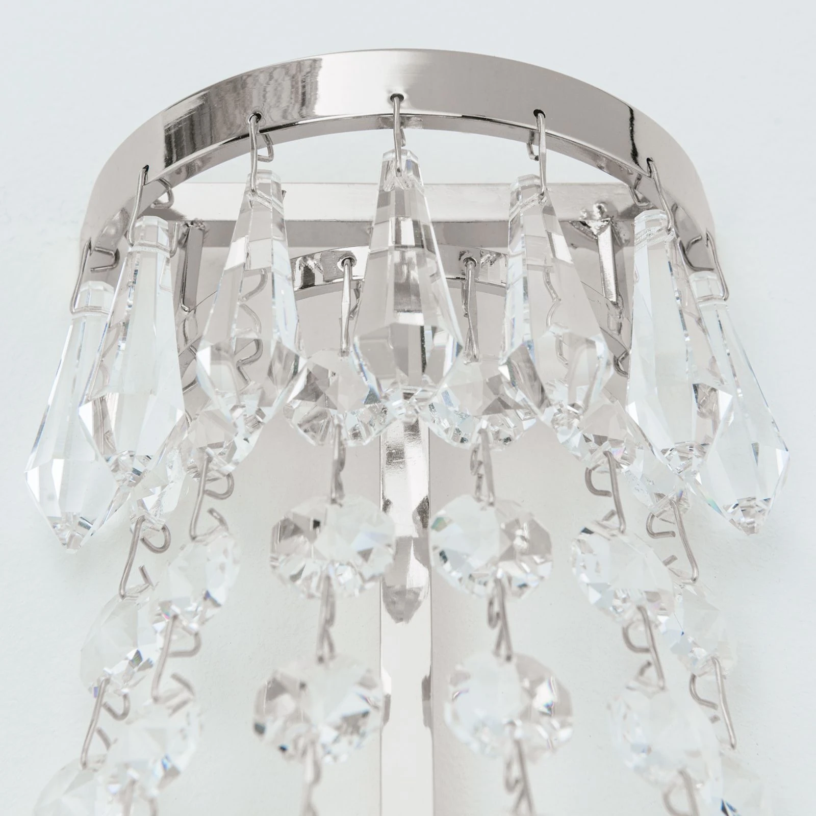 Zidna lampa SHERATON, 2 izvora svetla, hromirana - 5