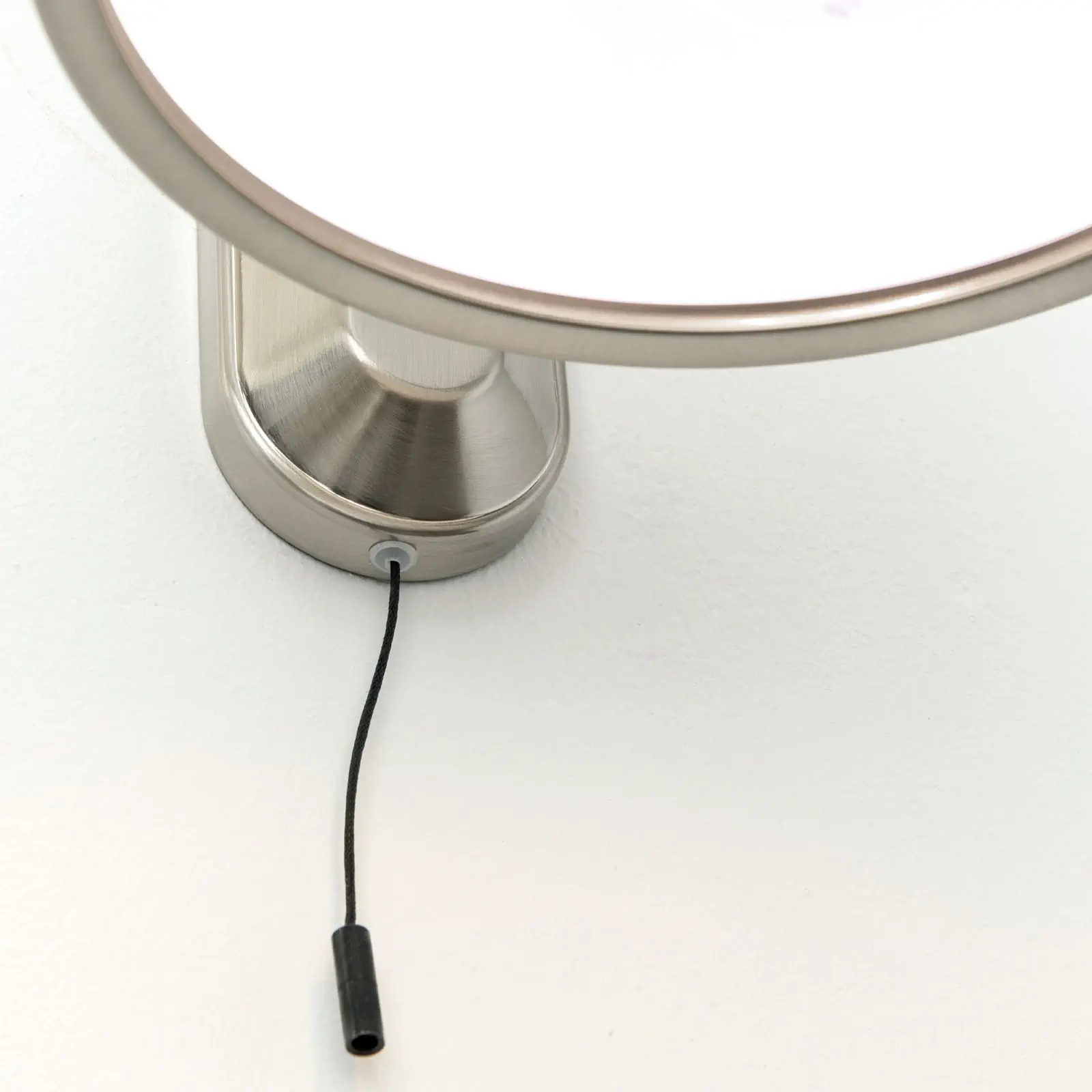 Zidna lampa LANDHAUS, sa jednim izvorom svetla, satinisani hrom, sa belim opal staklom - 5