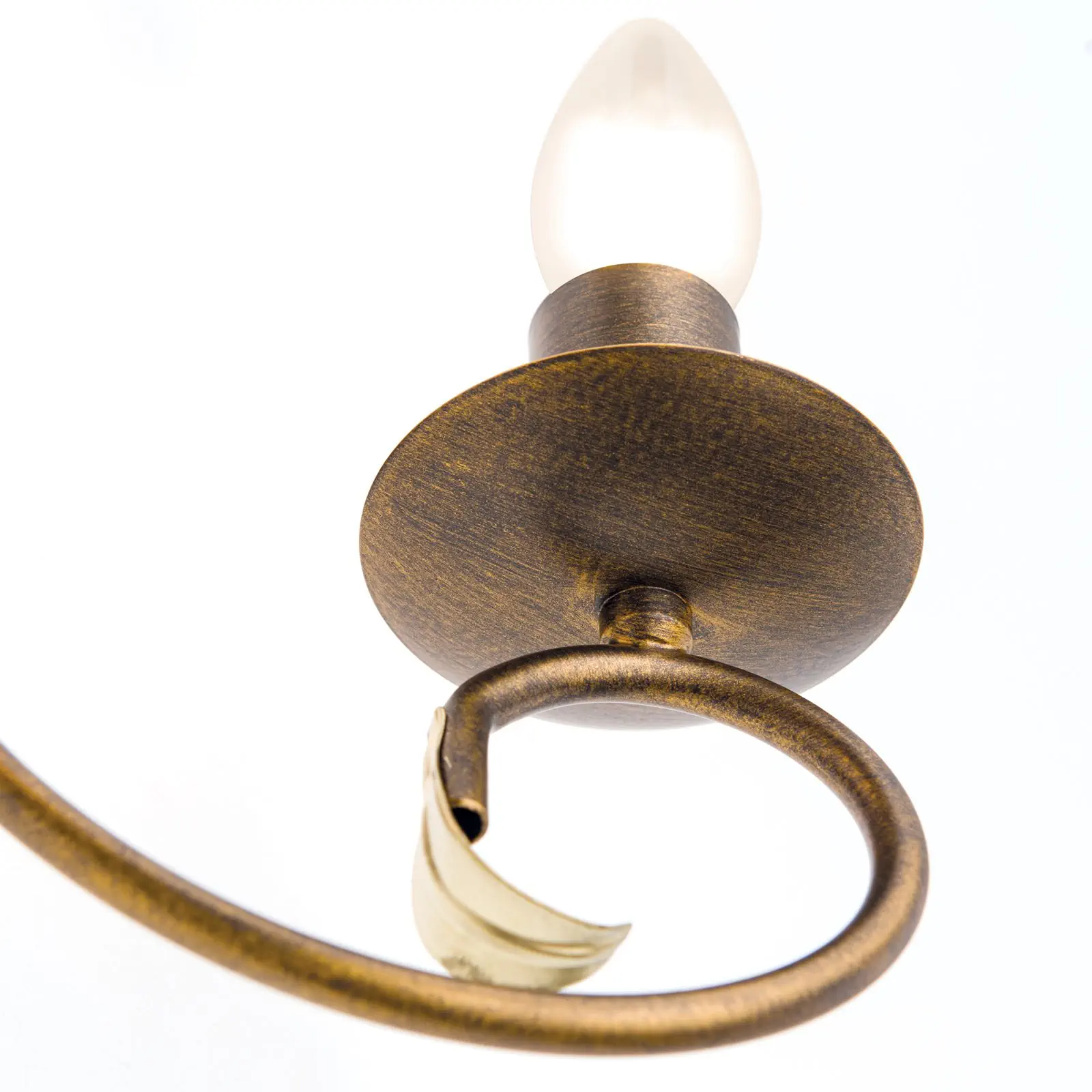 Zidna lampa LUCA, sa dva izvora svetla, antik - 6