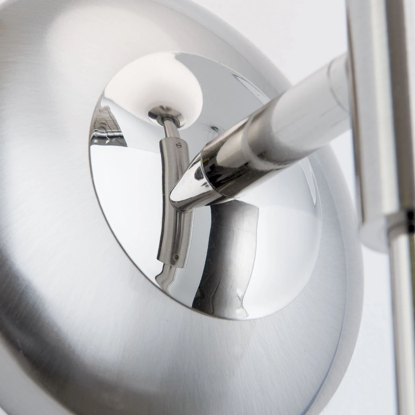 Zidna lampa OPALDESIGN, 1 izvor svetla, saten hrom, opalno staklo - 5