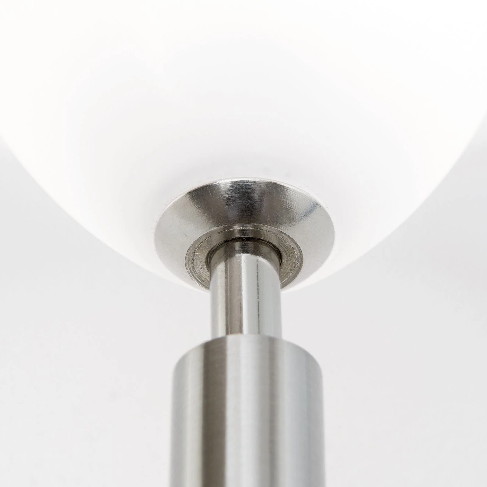 Zidna lampa OPALDESIGN, 1 izvor svetla, saten hrom, opalno staklo - 6