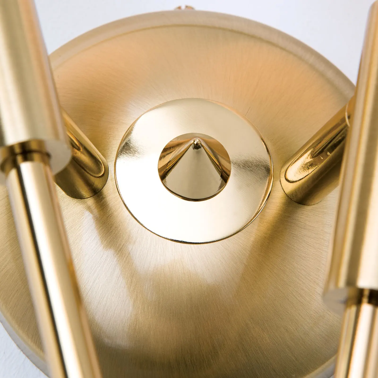 Zidna lampa OPALDESIGN, sa dva izvora svetla, zlatna mat, desna - 6