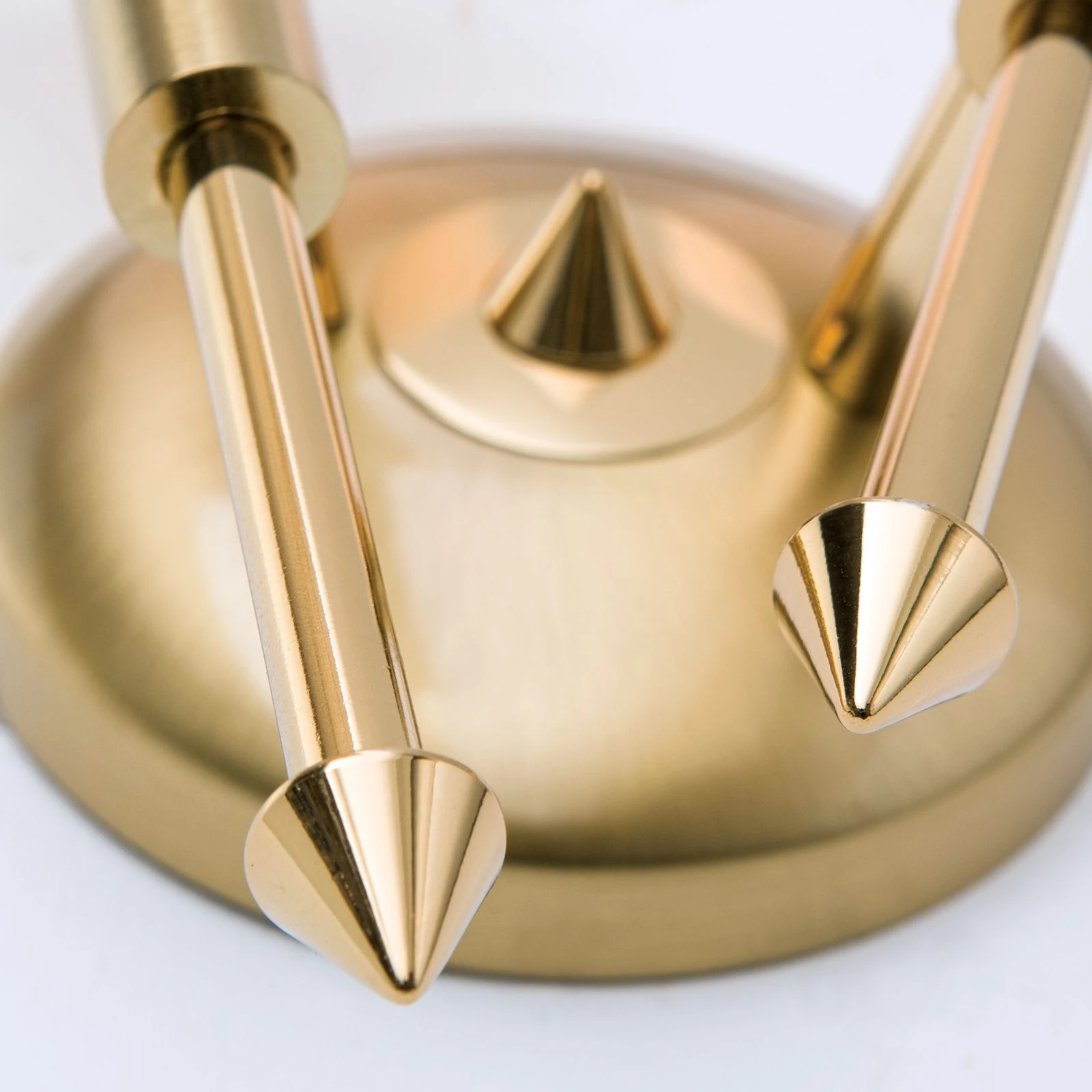 Zidna lampa OPALDESIGN, sa dva izvora svetla, zlatna mat, leva - 6