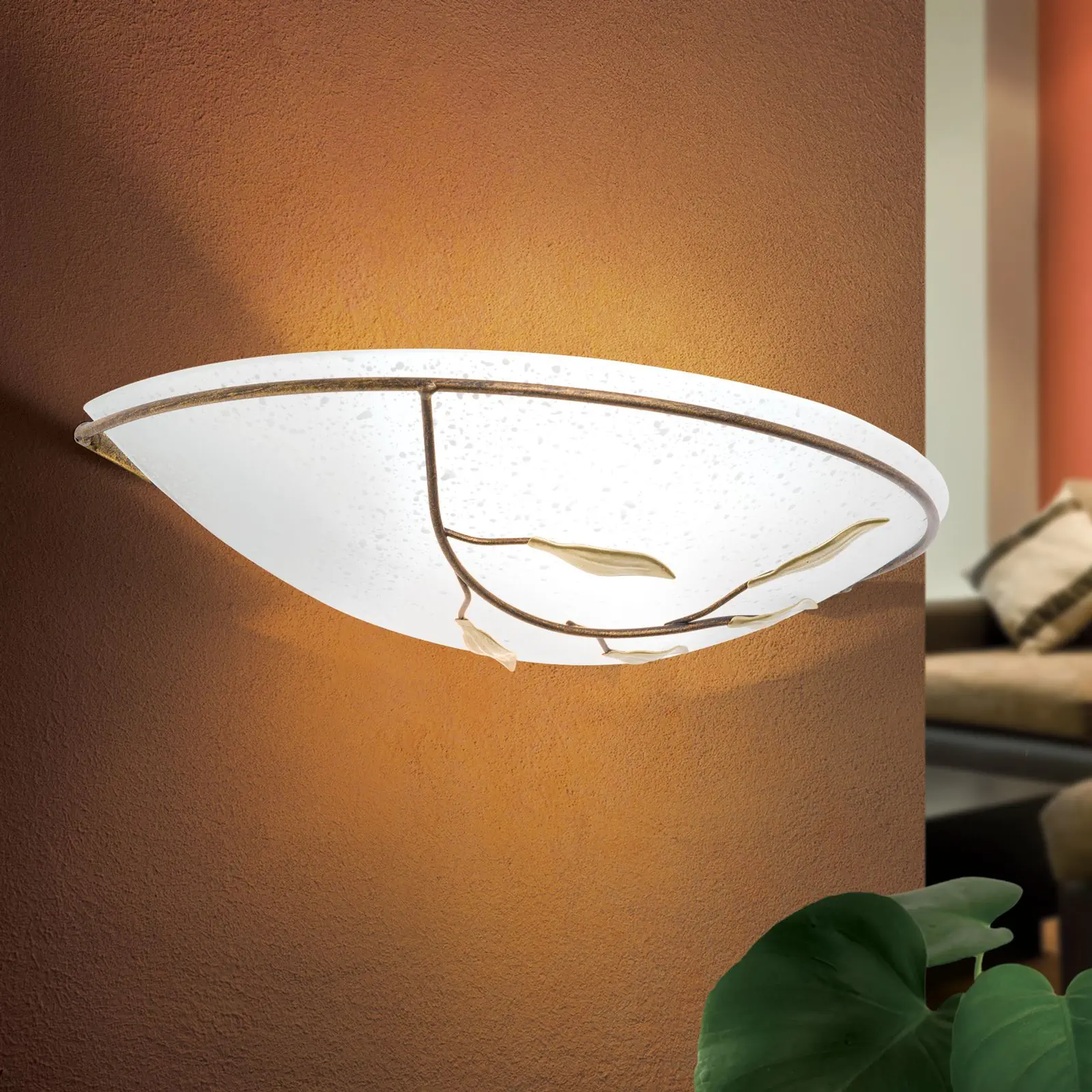 Zidna lampa LUCA, sa jednim izvorom svetla, antik - 2