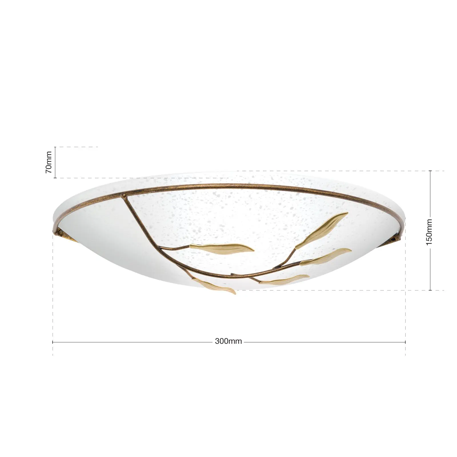 Zidna lampa LUCA, sa jednim izvorom svetla, antik - 7