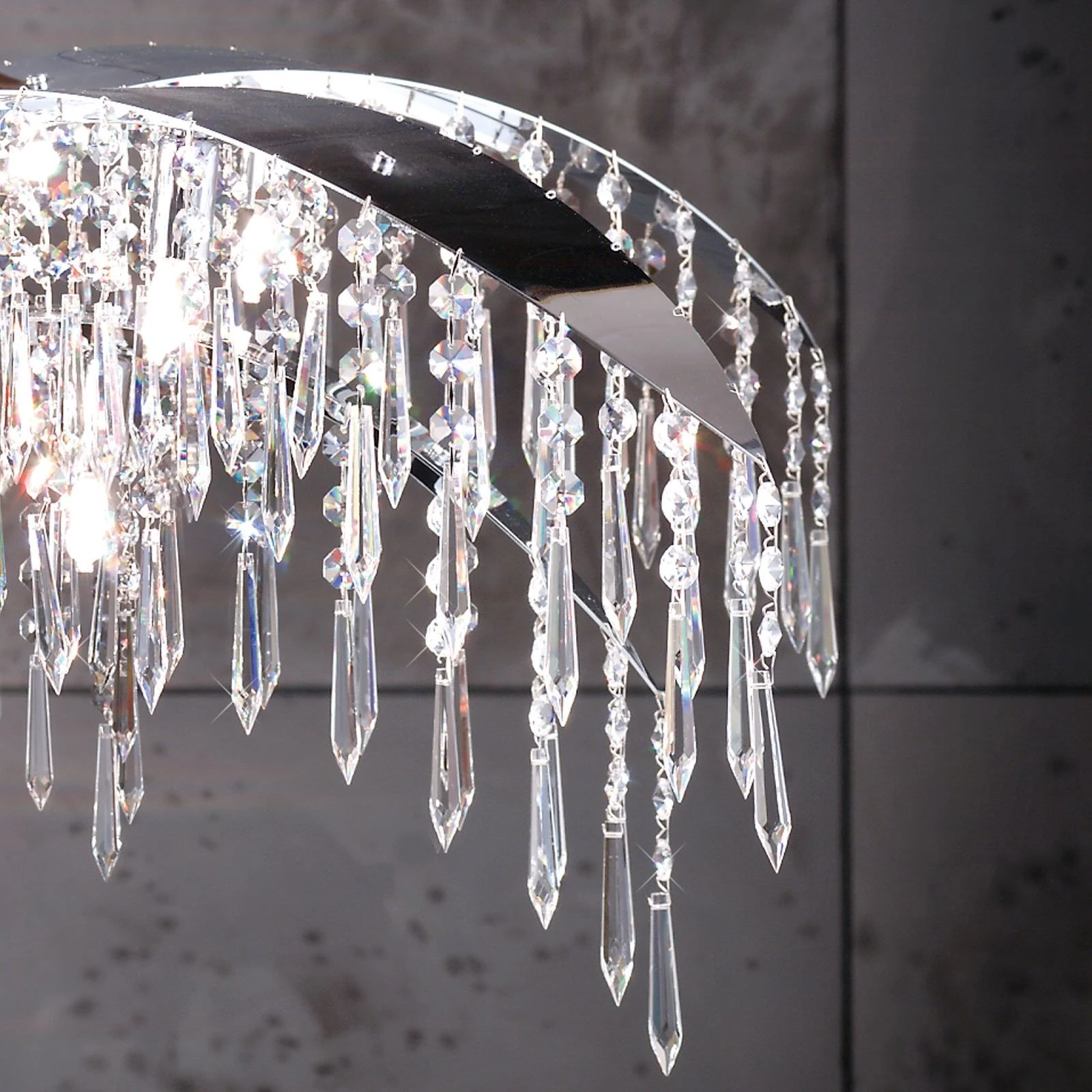 Zidna lampa PALME, sa 3 izvora svetla, hromirana - 2