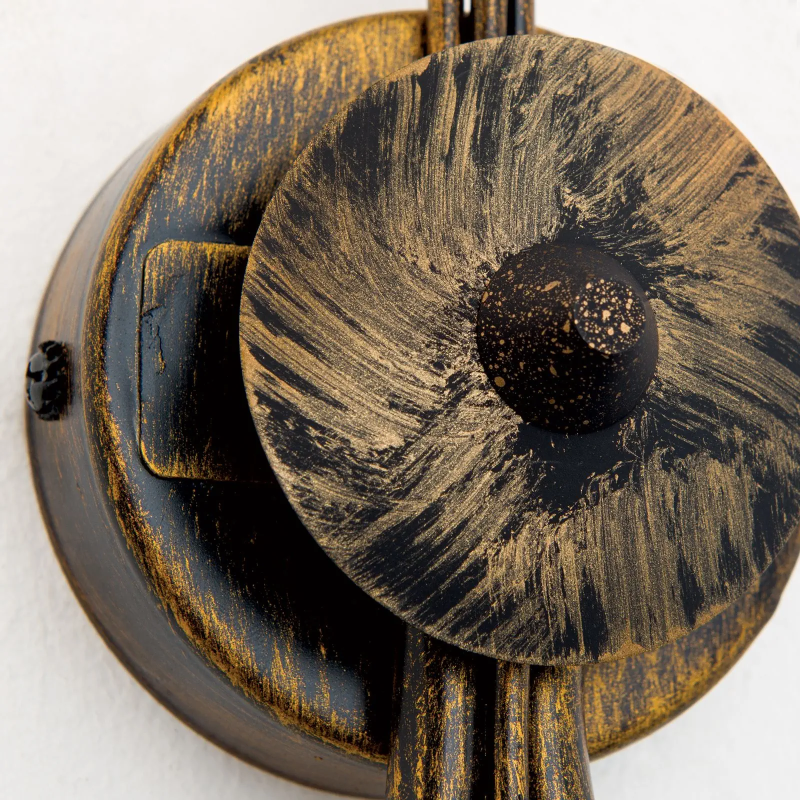 Zidna lampa EREMITAGE, sa dva izvora svetla, antik - 6