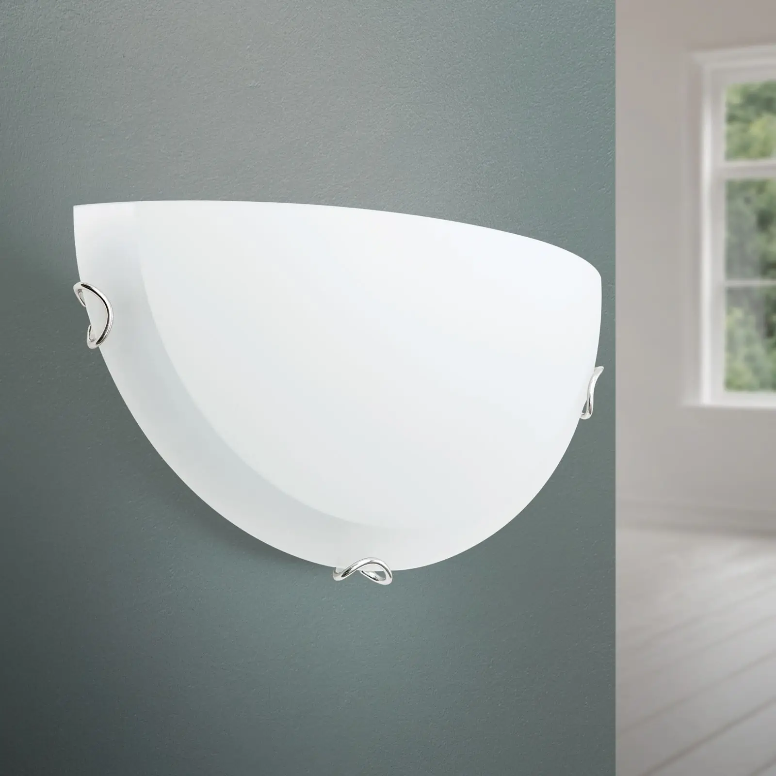 Zidna lampa AGADA, sa jednim izvorom svetla, hromirana - 3