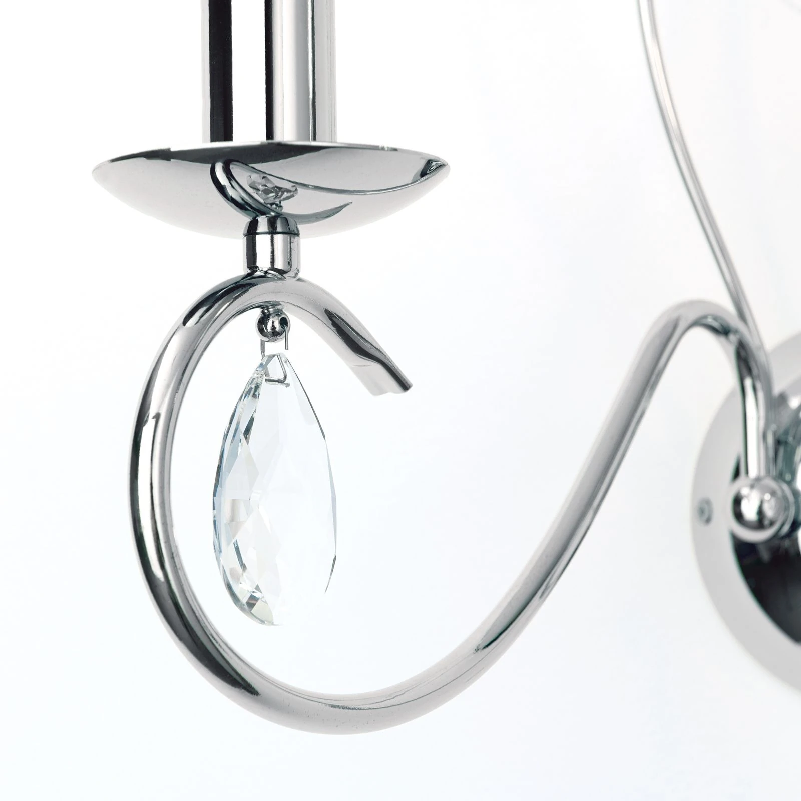 Zidna lampa ALESSIA, 2 izvora svetla, hromirana - 5