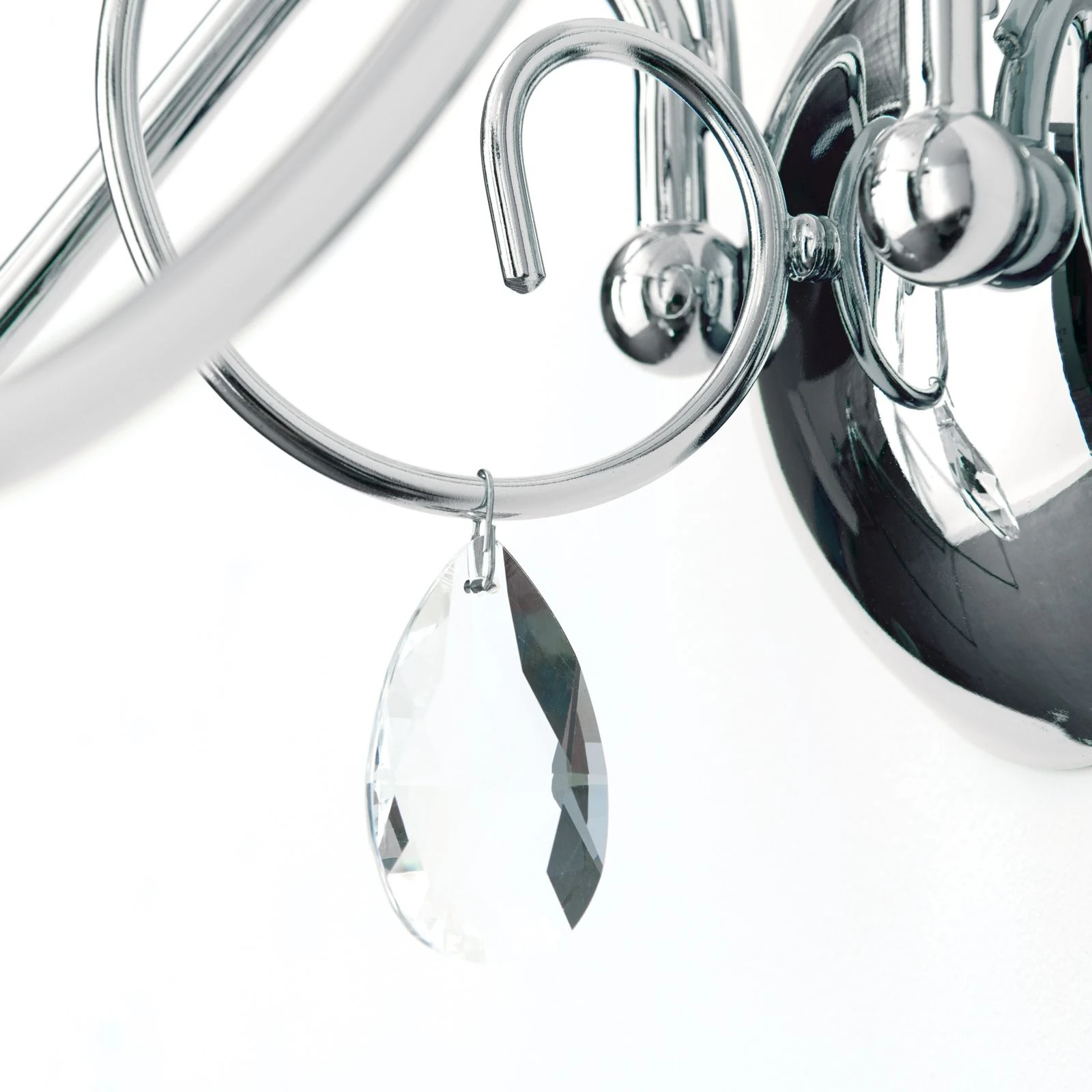 Zidna lampa ALESSIA, 2 izvora svetla, hromirana - 6