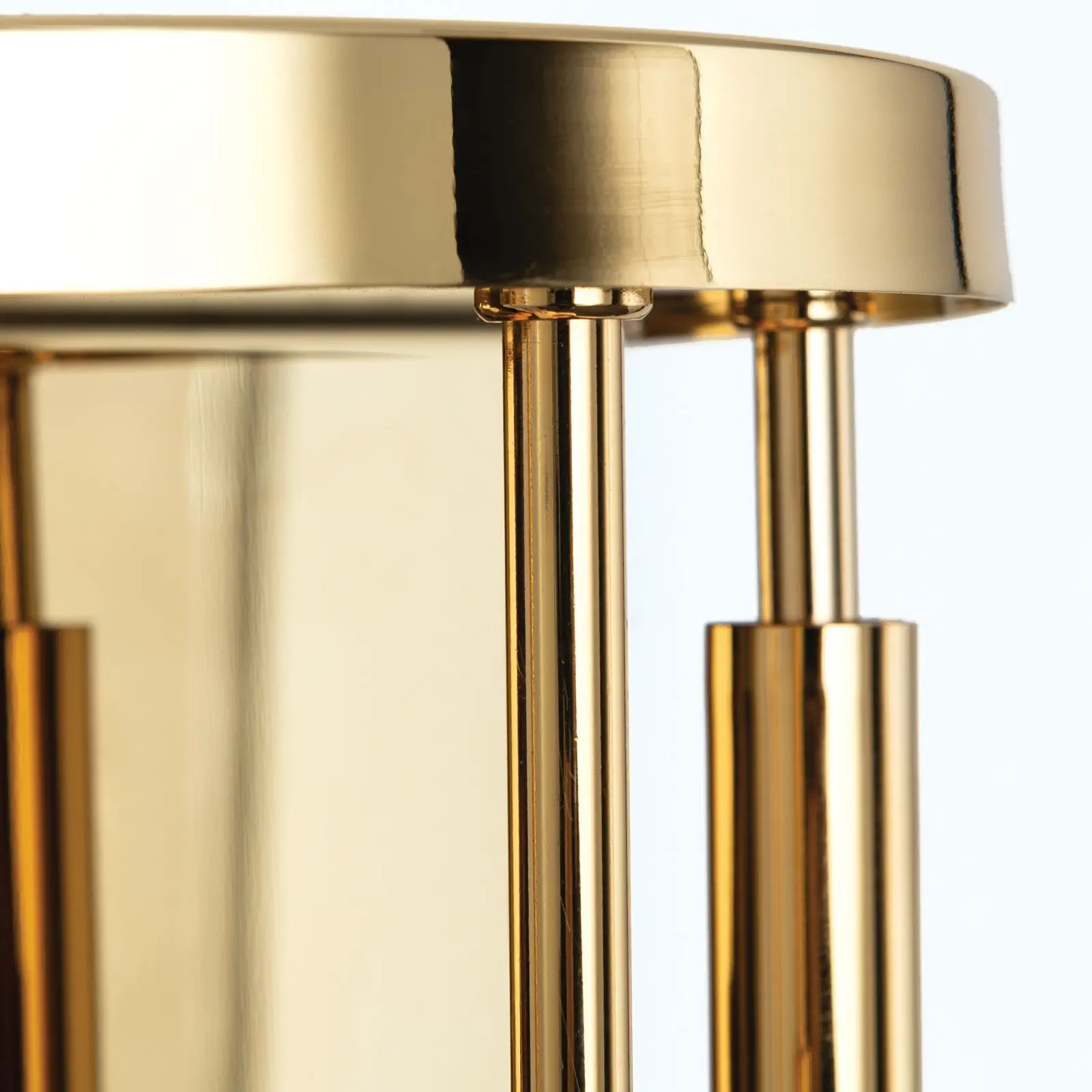 Zidna lampa SPIRALLUSTER sa tri izvora svetla, 24-karatno pozlaćena, leva verzija sa opalnim staklima - 6