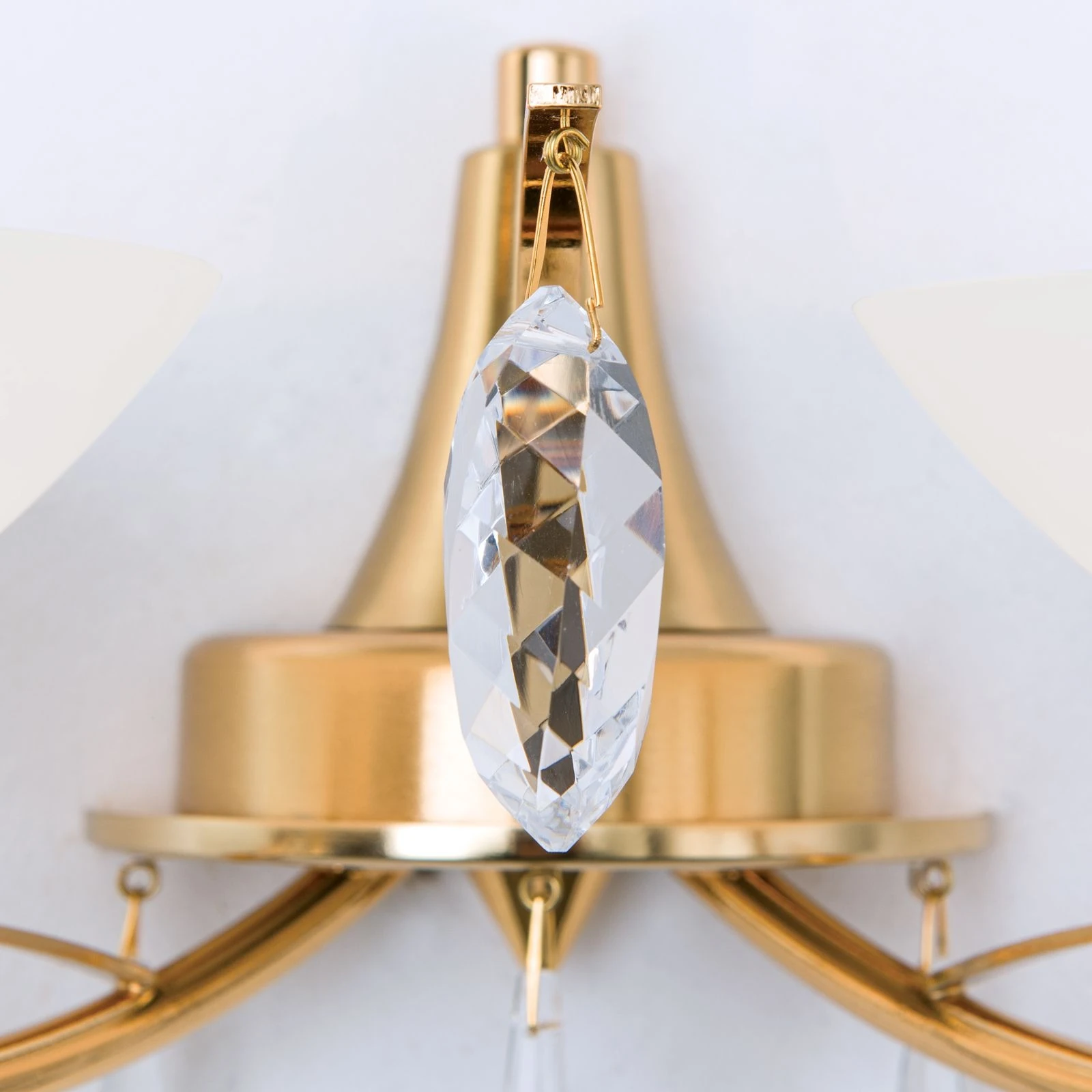 Zidna lampa OPALDESIGN, zlatna mat, 2 izvora svetla - 5