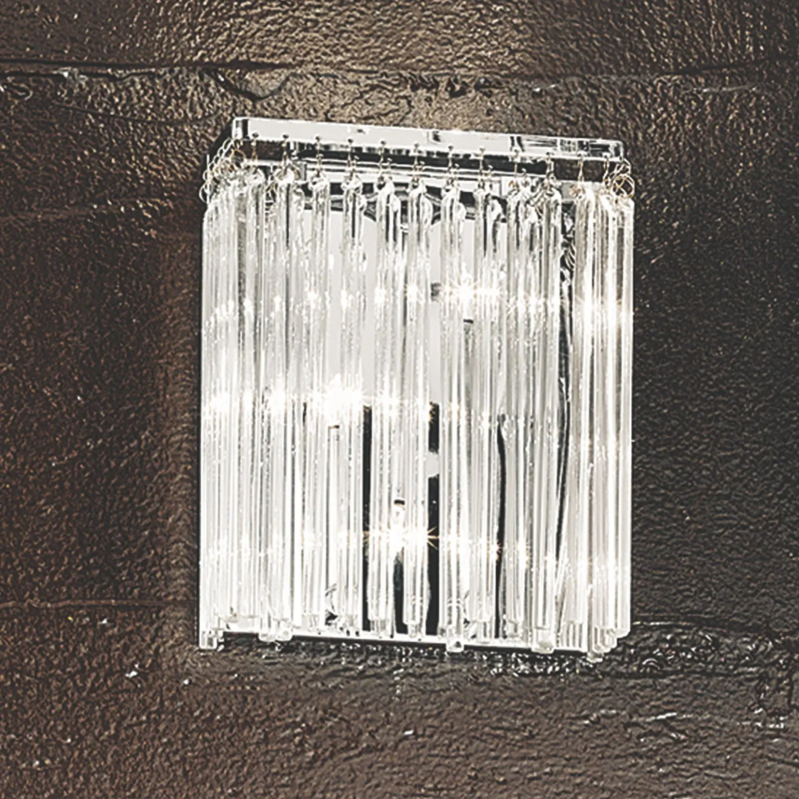 Zidna lampa ALERIO, sa tri izvora svetla, hromirana - 2