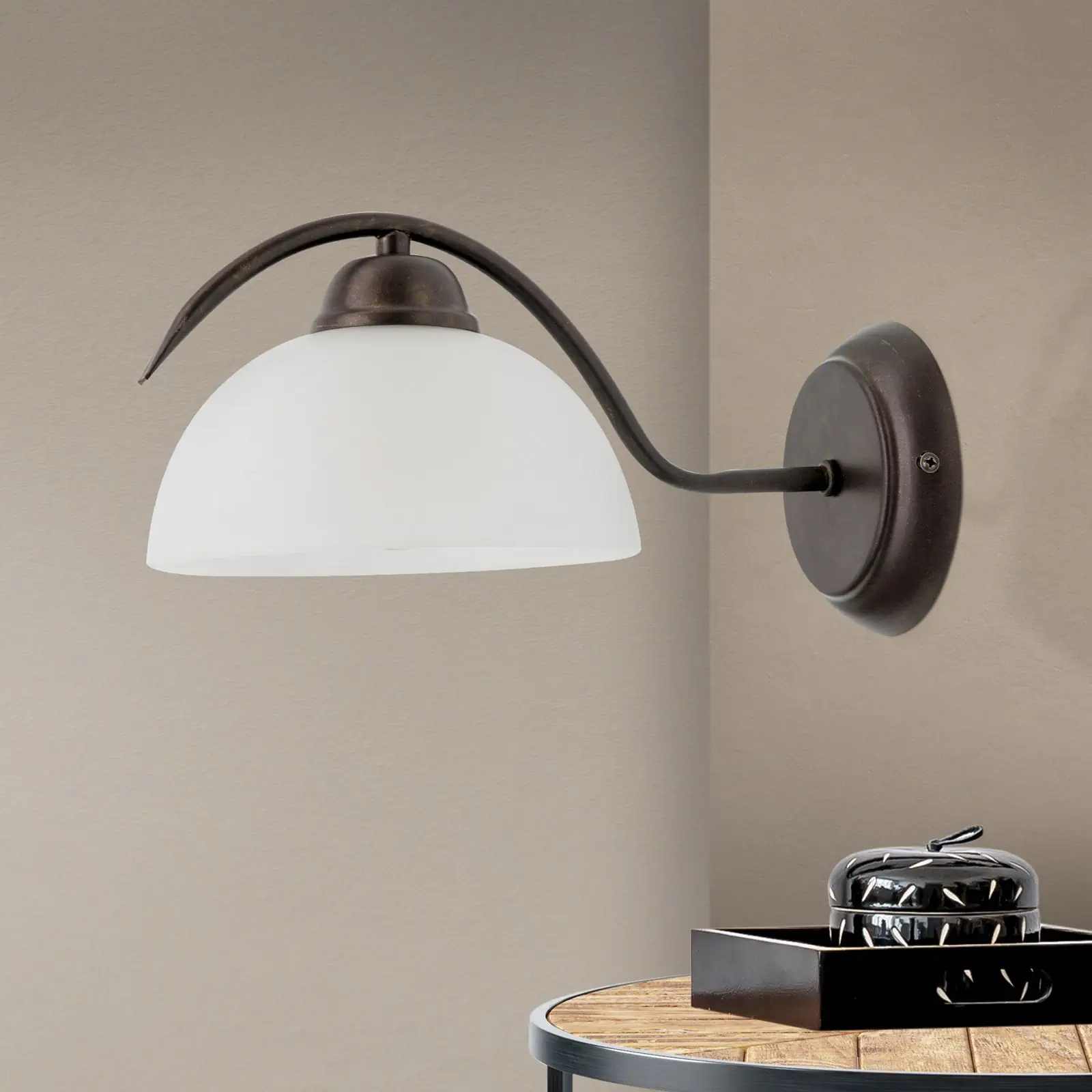 Zidna lampa RULA, sa jednim izvorom svetla, antik - 3