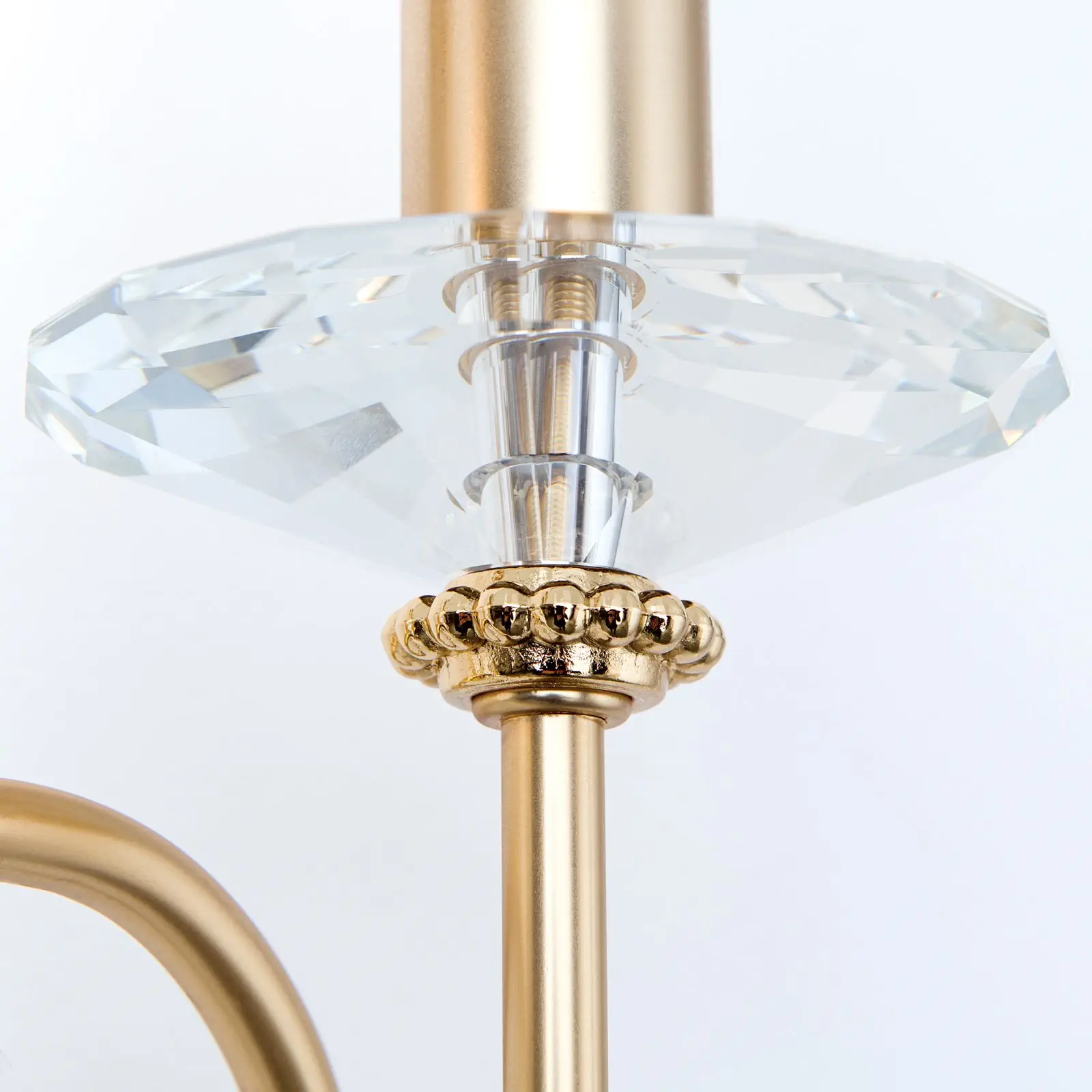 Zidna lampa GIADA, sa dva izvora svetla, pozlaćena mat - 7