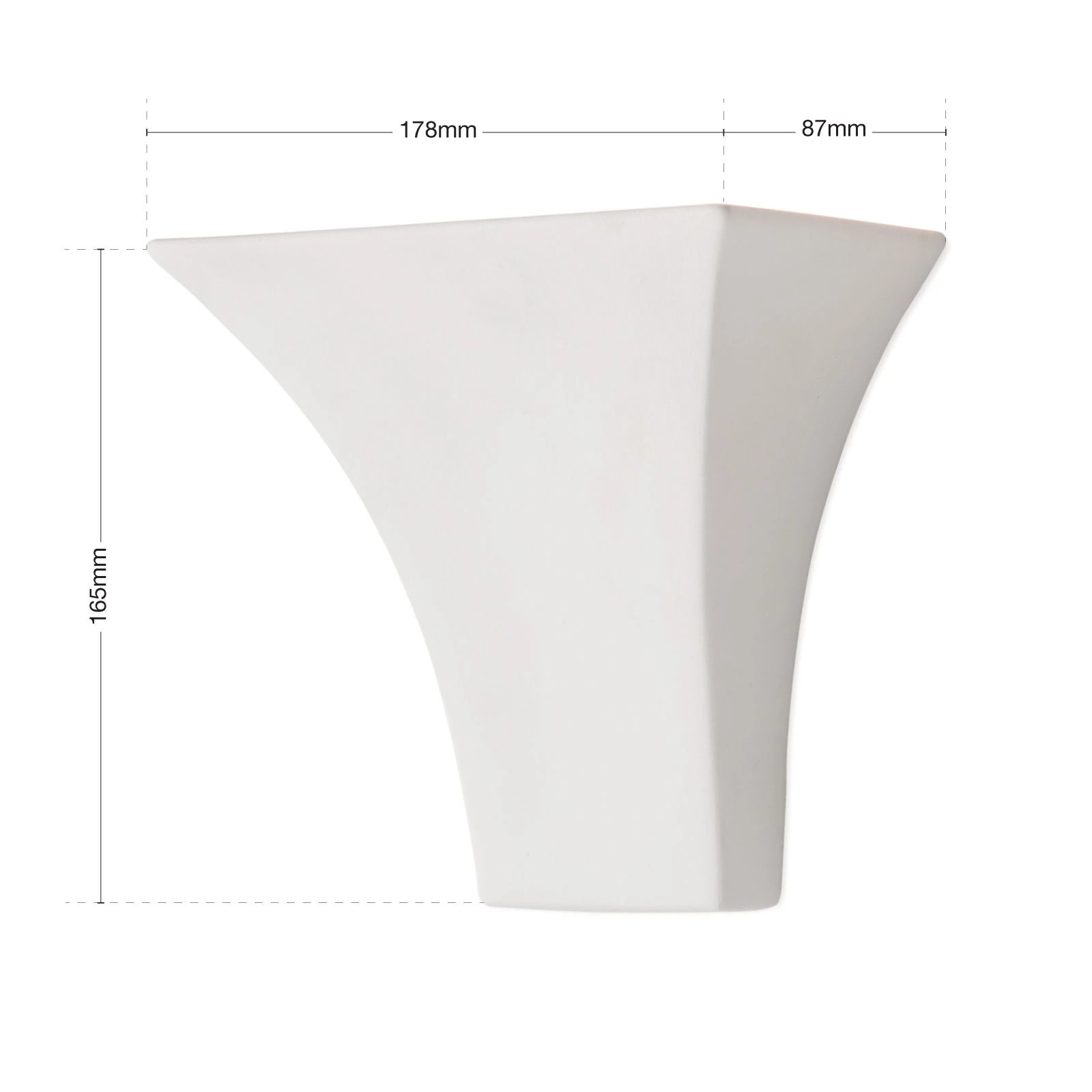 Zidna lampa BATON, bela - 7