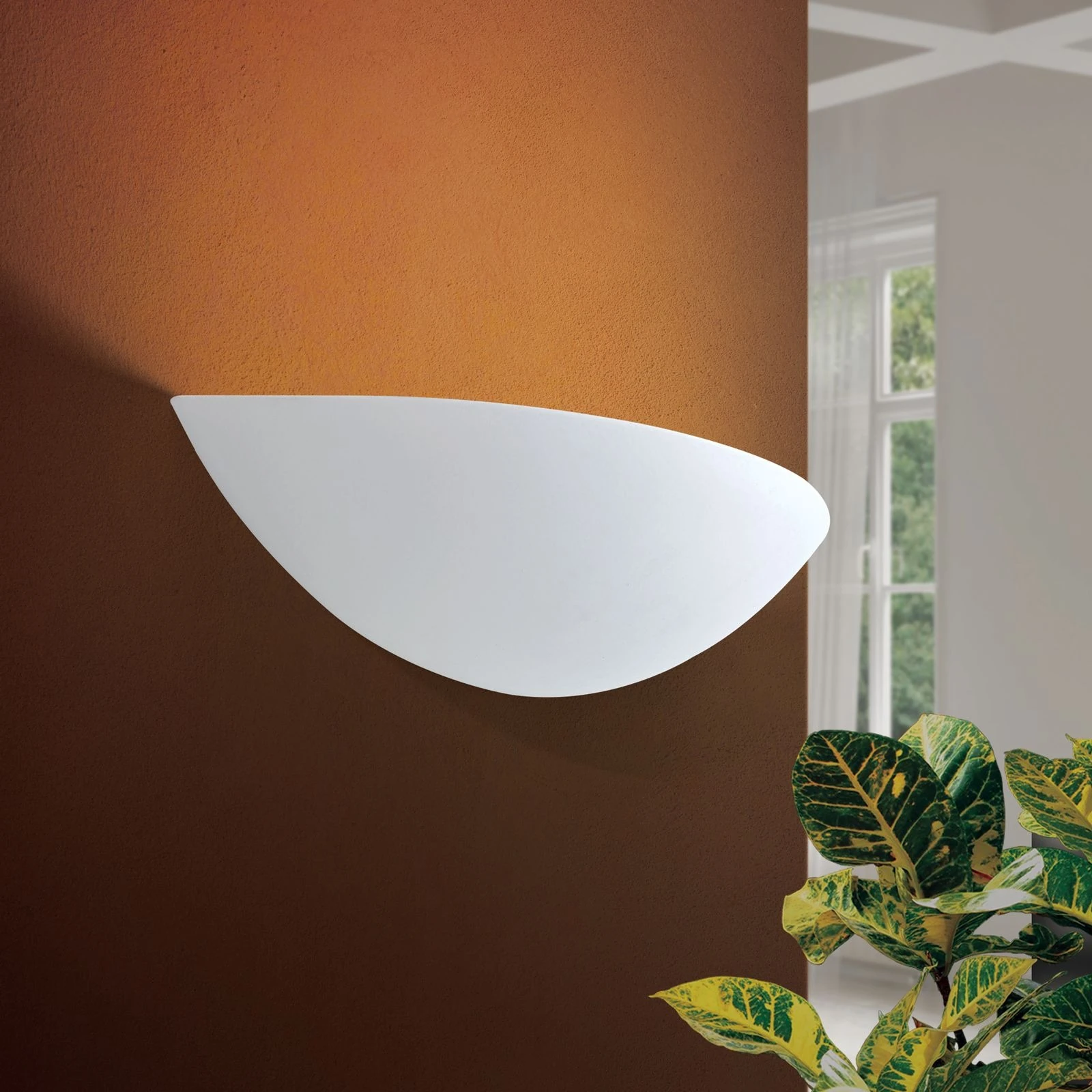 Zidna lampa BELVINA, bela - 2