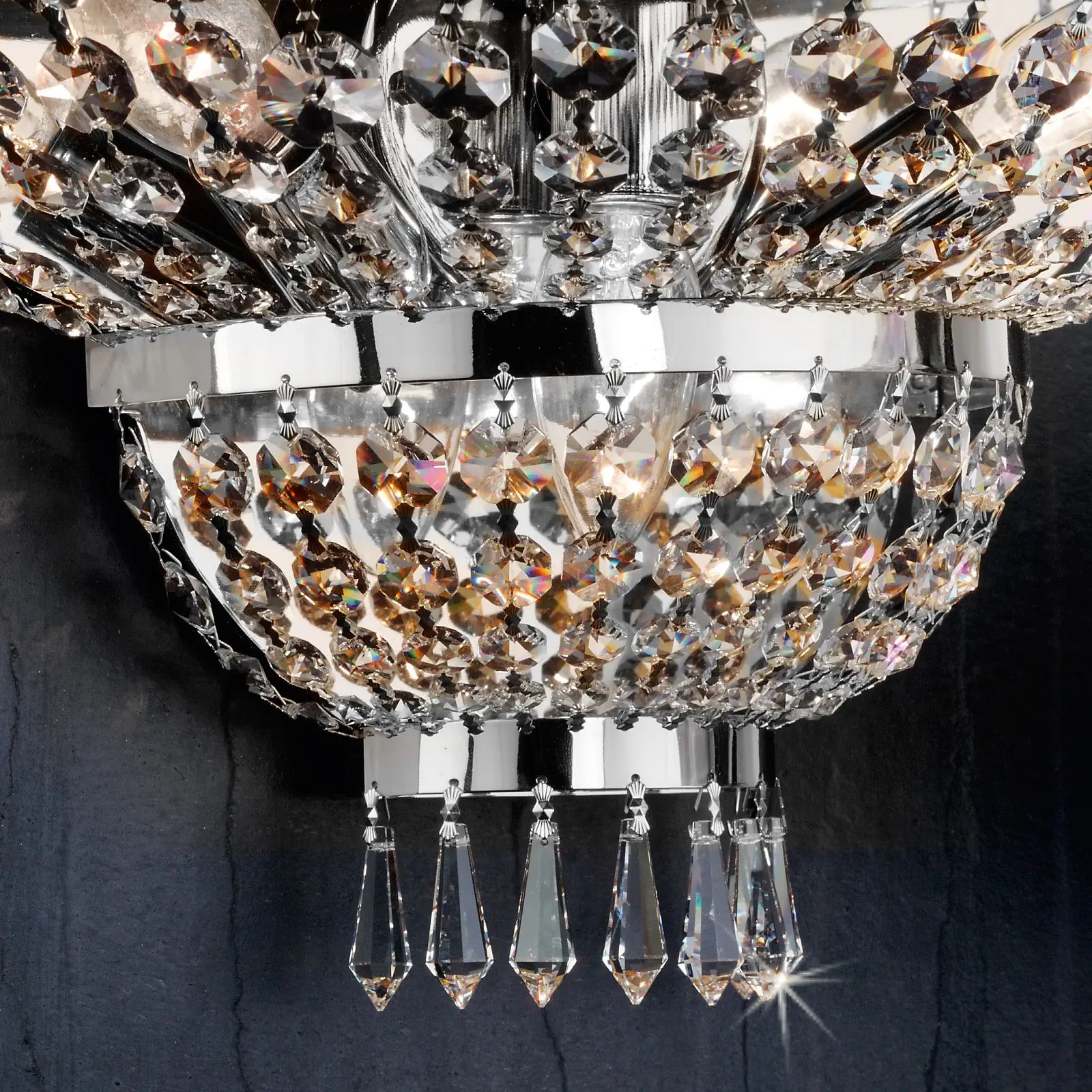 Zidna lampa SHERATON sa tri izvora svetla, hrom - 2