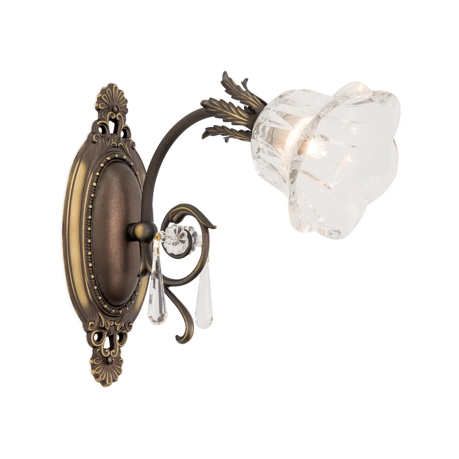 Zidna lampa LA BOHEME, sa jednim izvorom svetla, patina - 4