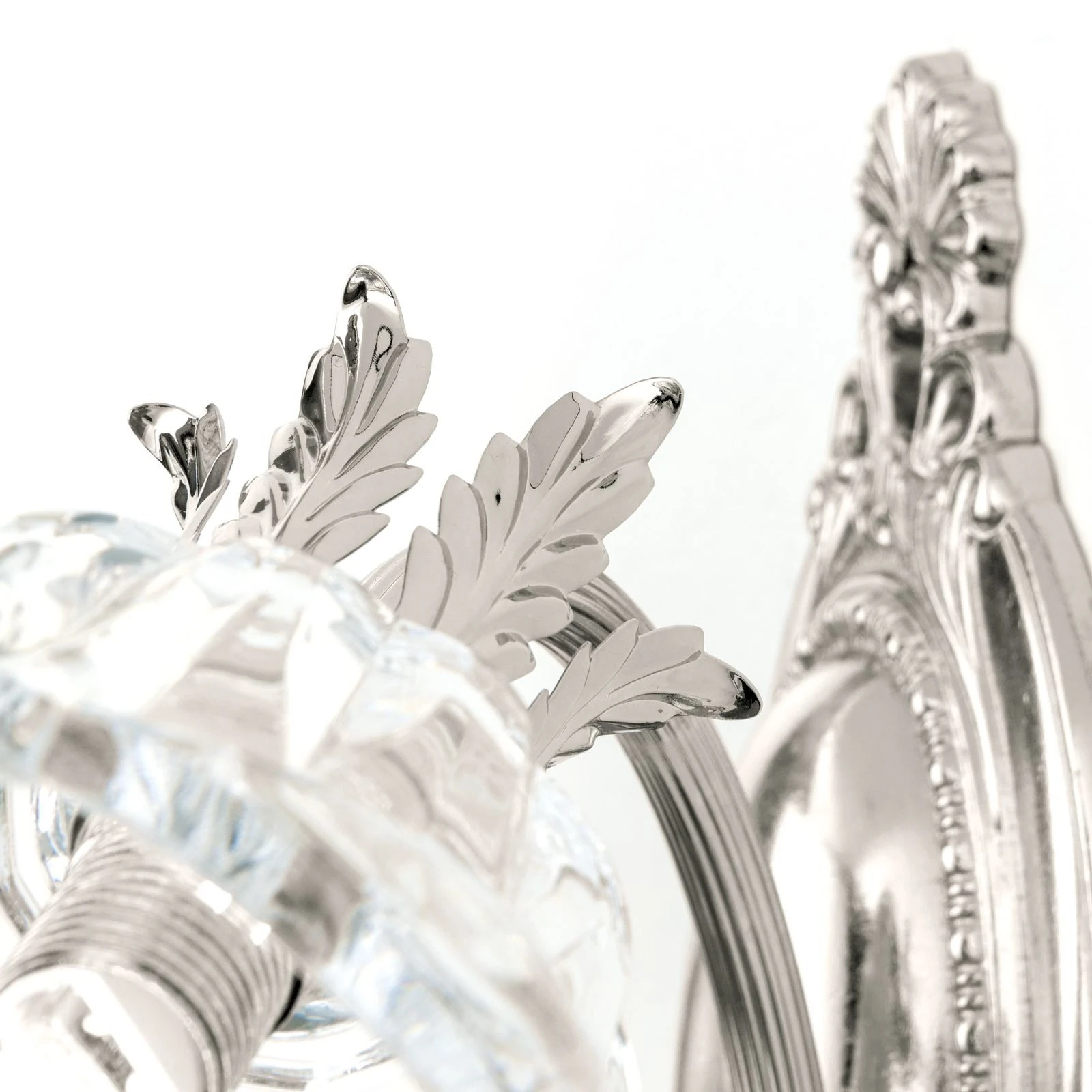 Zidna lampa LA BOHEME, 2 izvora svetla, antik srebro - 6