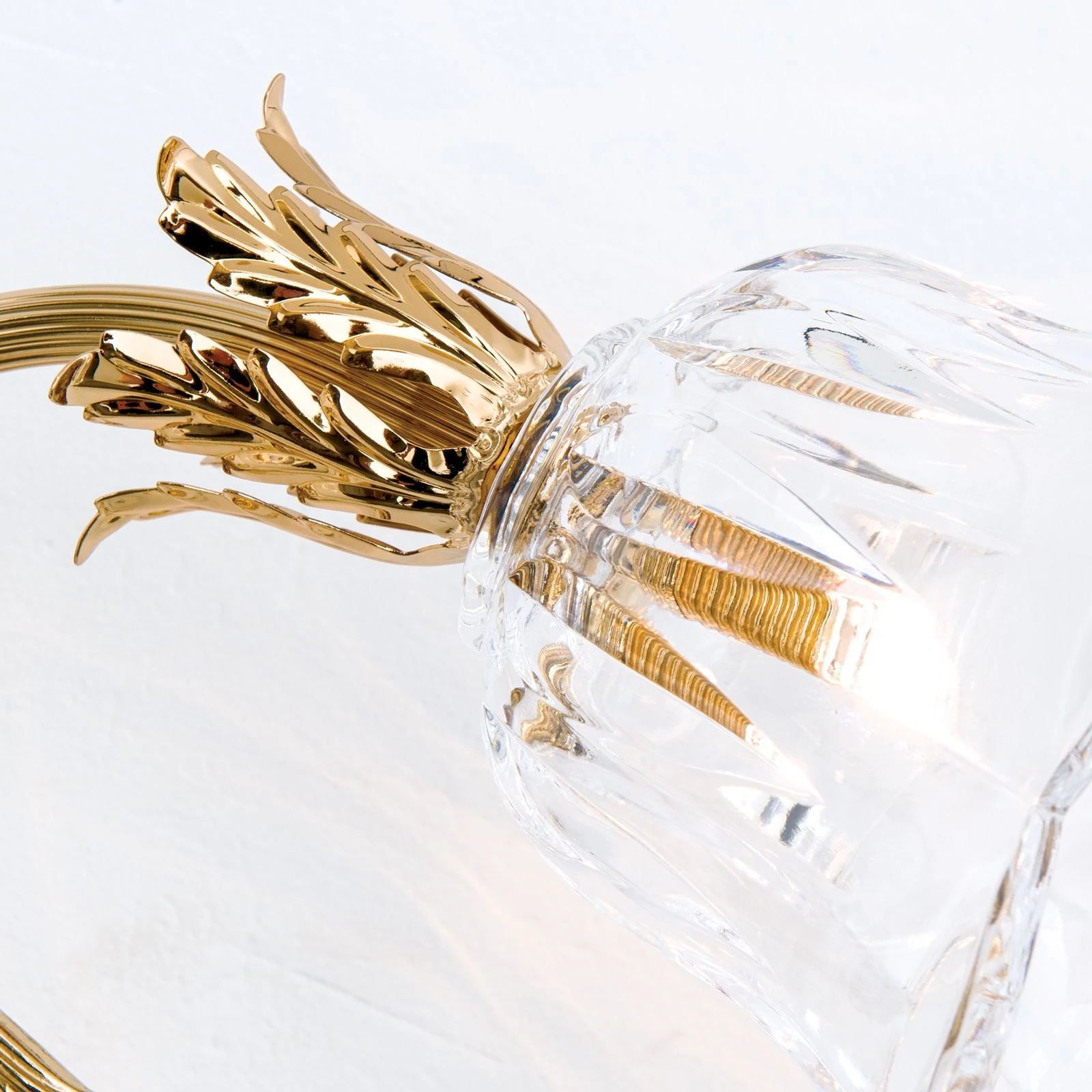 Zidna lampa LA BOHEME, 2 izvora svetla, 24-karatno pozlaćena - 5