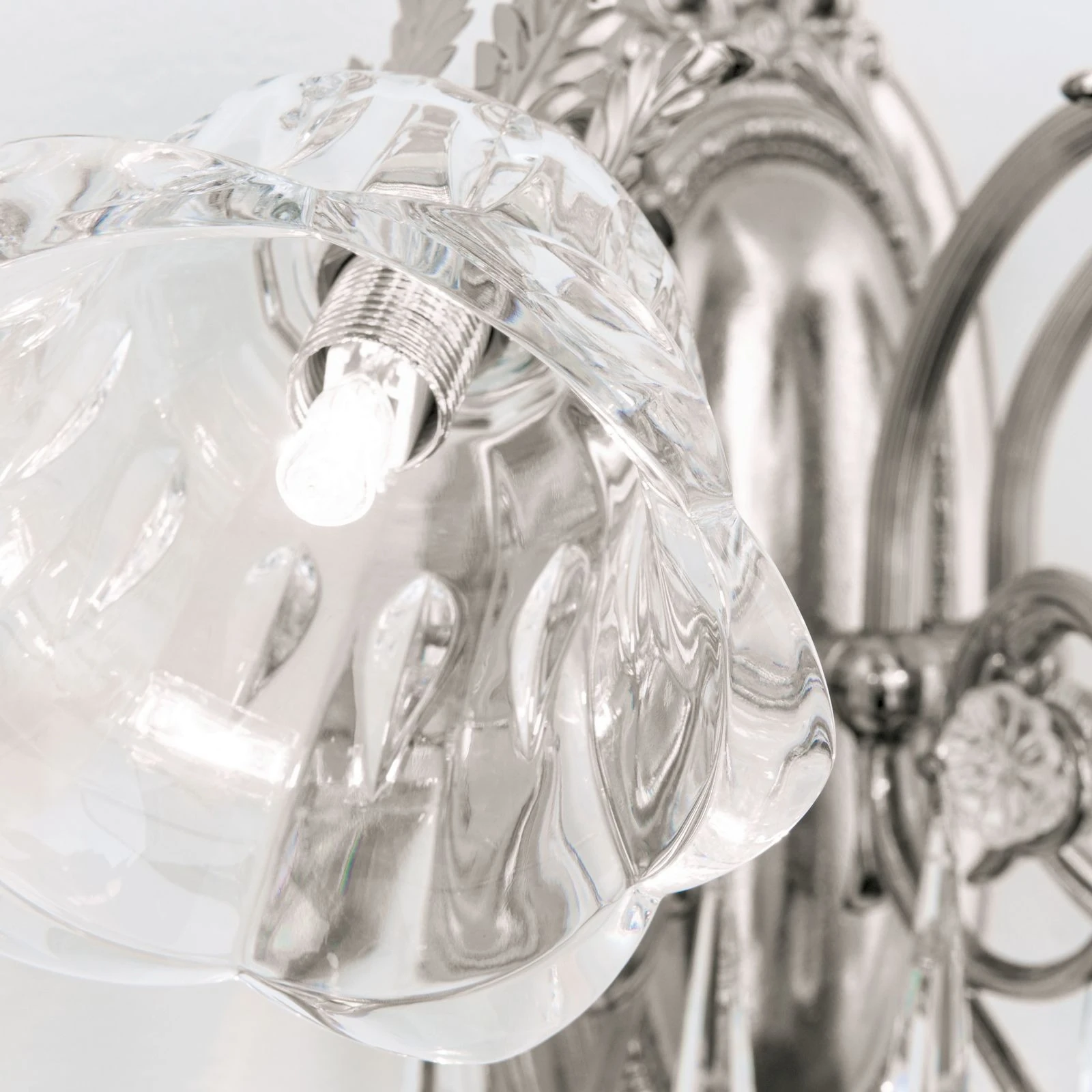 Zidna lampa LA BOHEME, 3 izvora svetla, antik srebro - 5