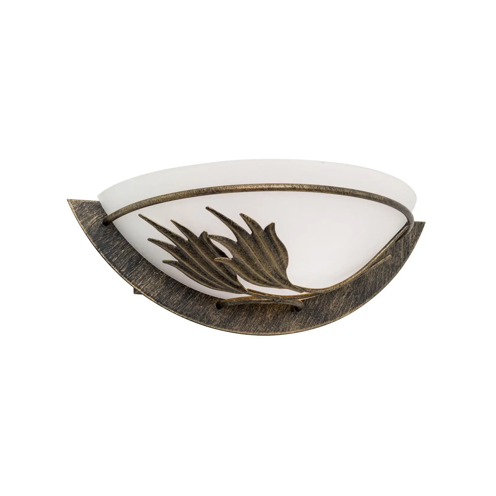 Zidna lampa FLEUR, sa jednim izvorom svetla, antik - 4