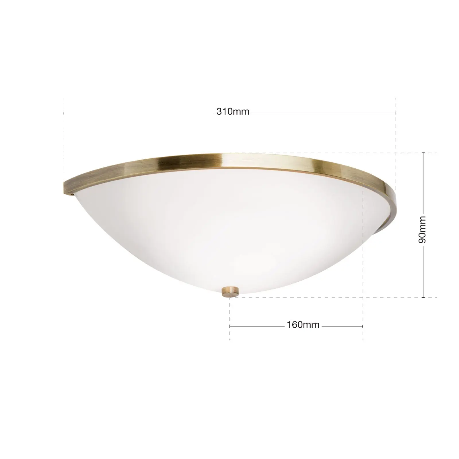 Zidna lampa AIDA, sa jednim izvorom svetla, patina - 7