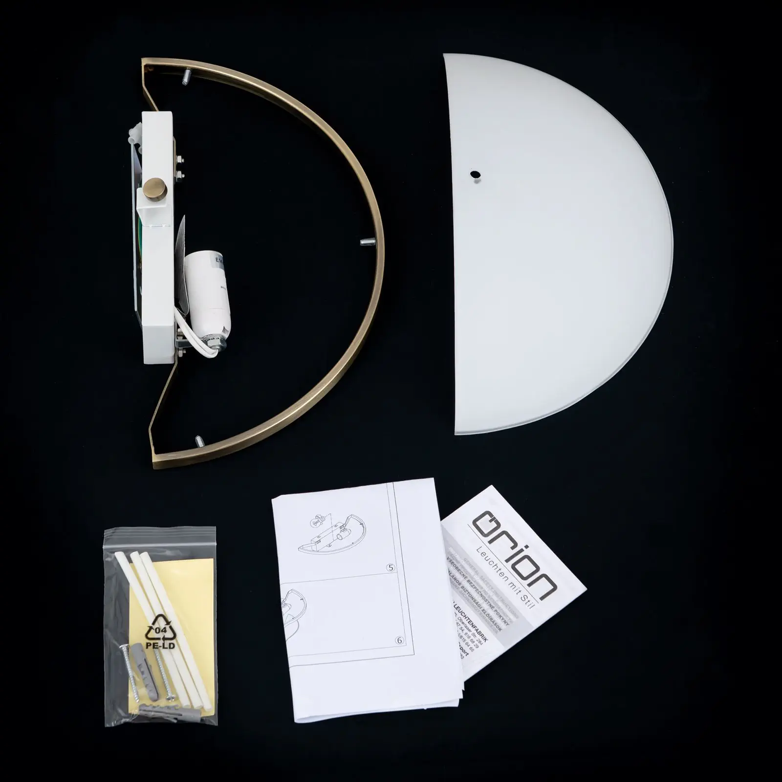 Zidna lampa AIDA, sa jednim izvorom svetla, patina - 8