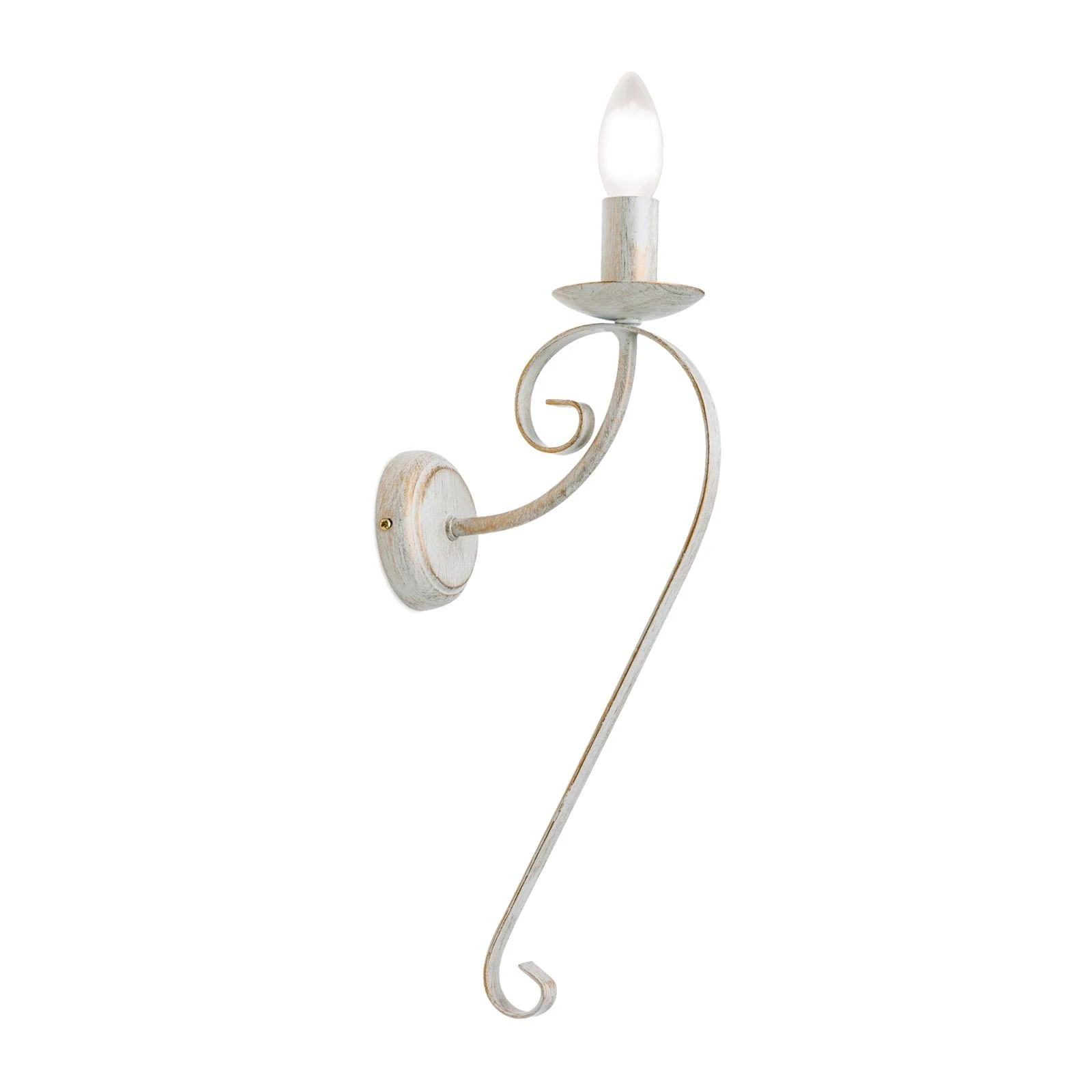 Zidna lampa TORCIA, sa jednim izvorom svetla, slonovača/zlato - 4