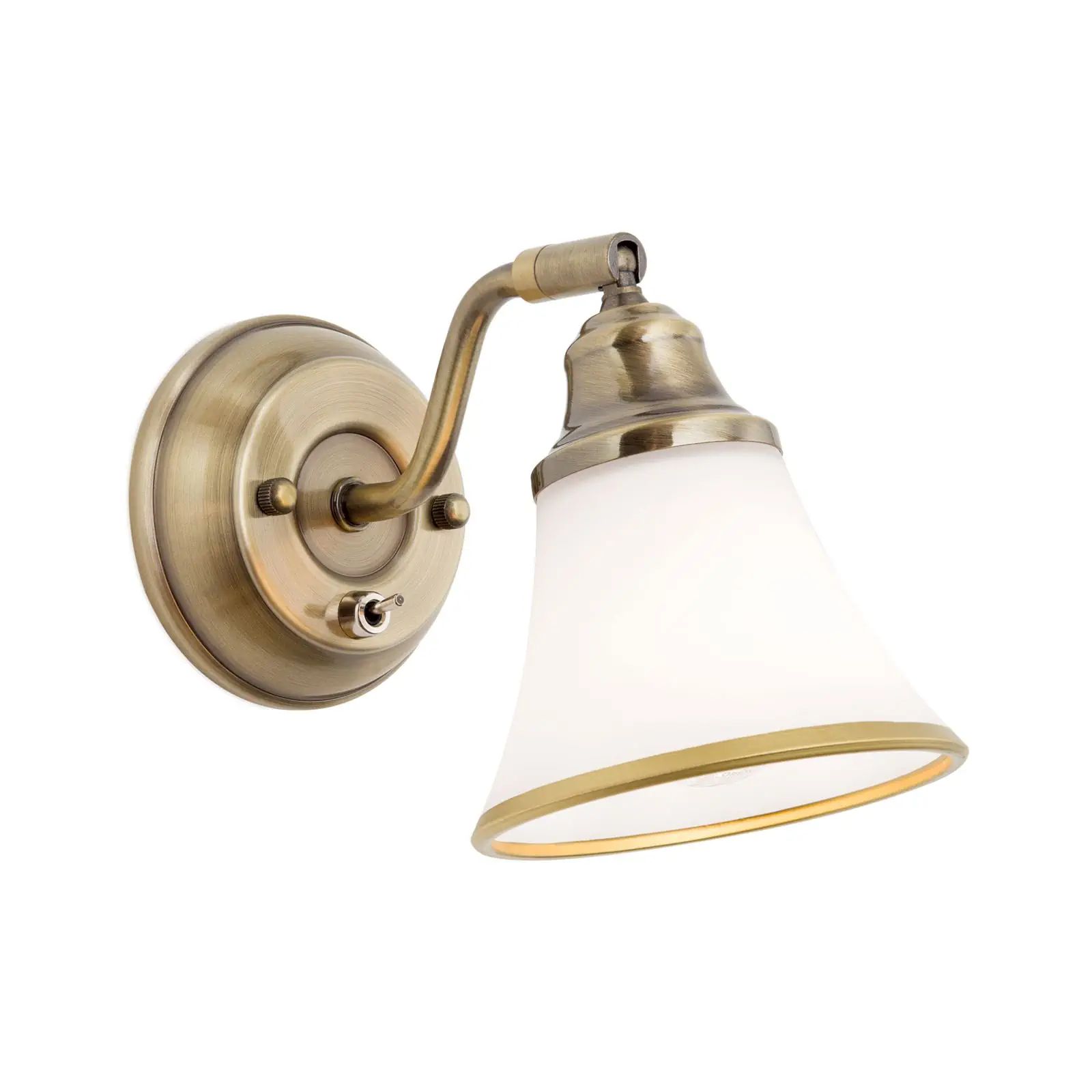 Zidna lampa MAJA, sa jednim izvorom svetla, patina - 4