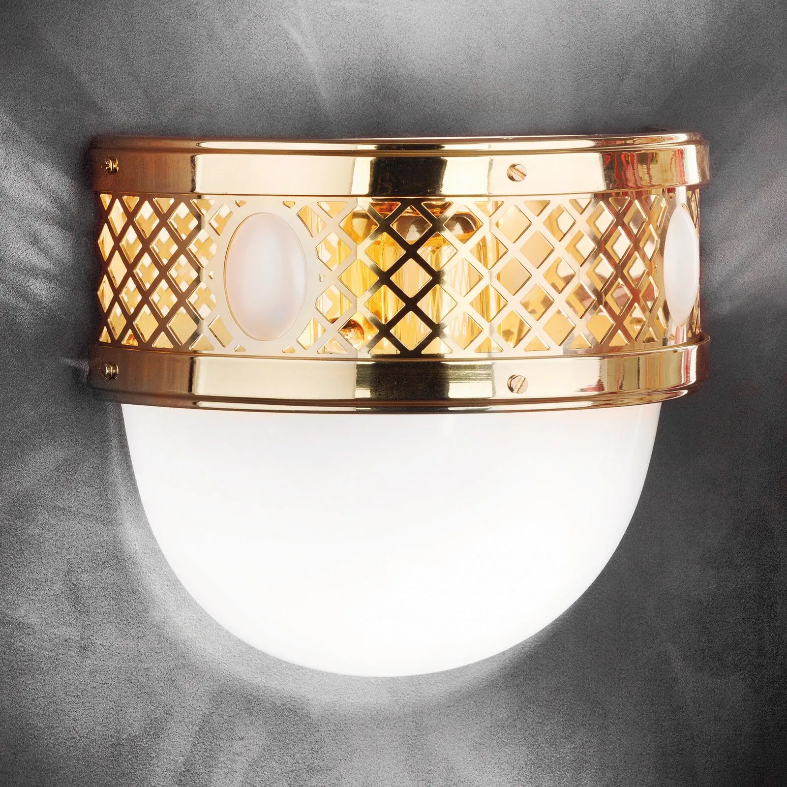 Zidna lampa ALT WIEN, sa jednim izvorom svetla, sjajni mesing - 1