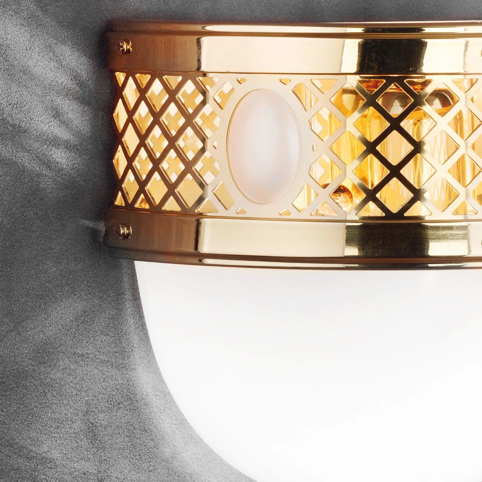 Zidna lampa ALT WIEN, sa jednim izvorom svetla, sjajni mesing - 2